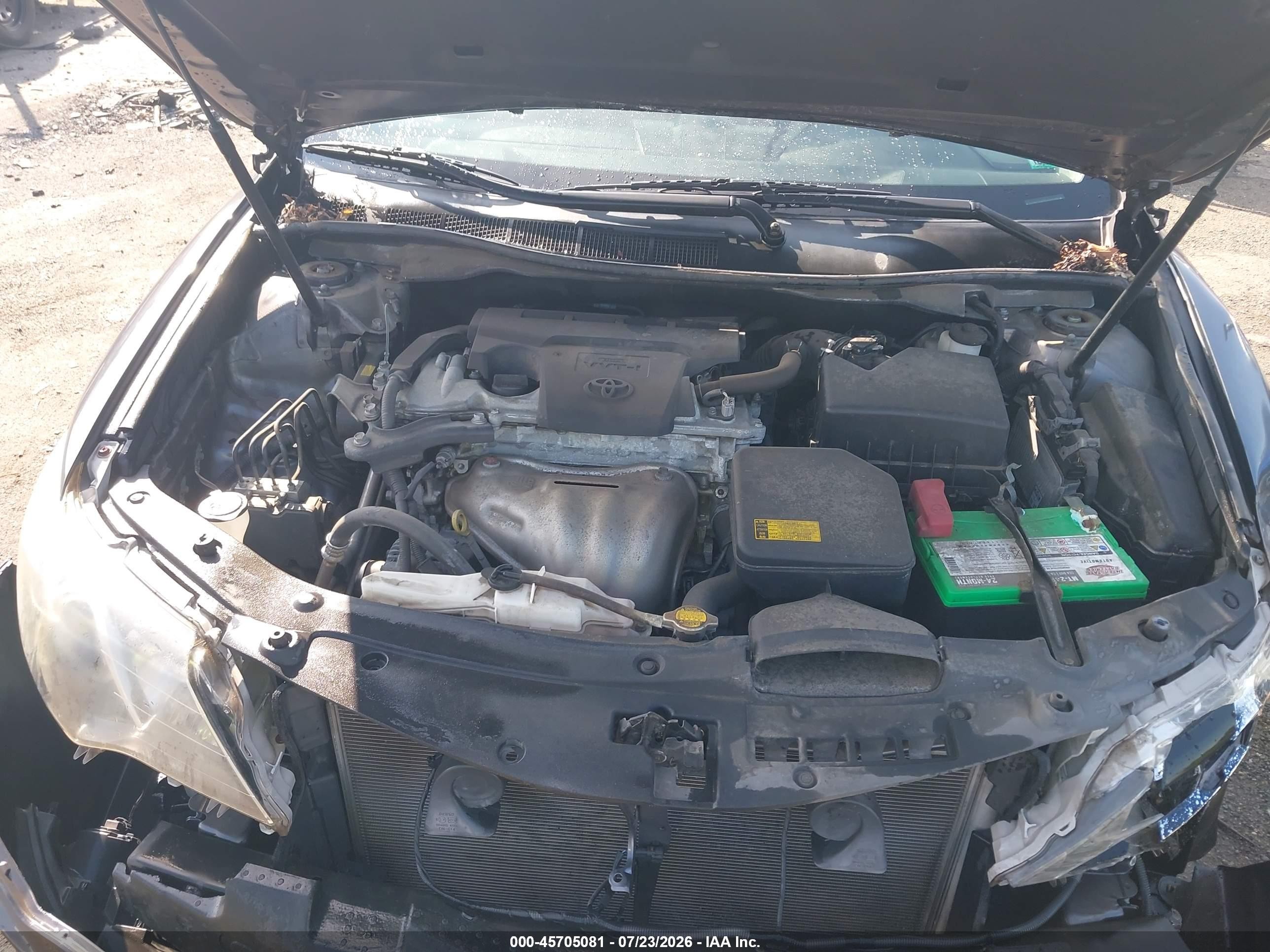 2014 Toyota Camry Se Серый vin: 4T1BF1FK5EU321100