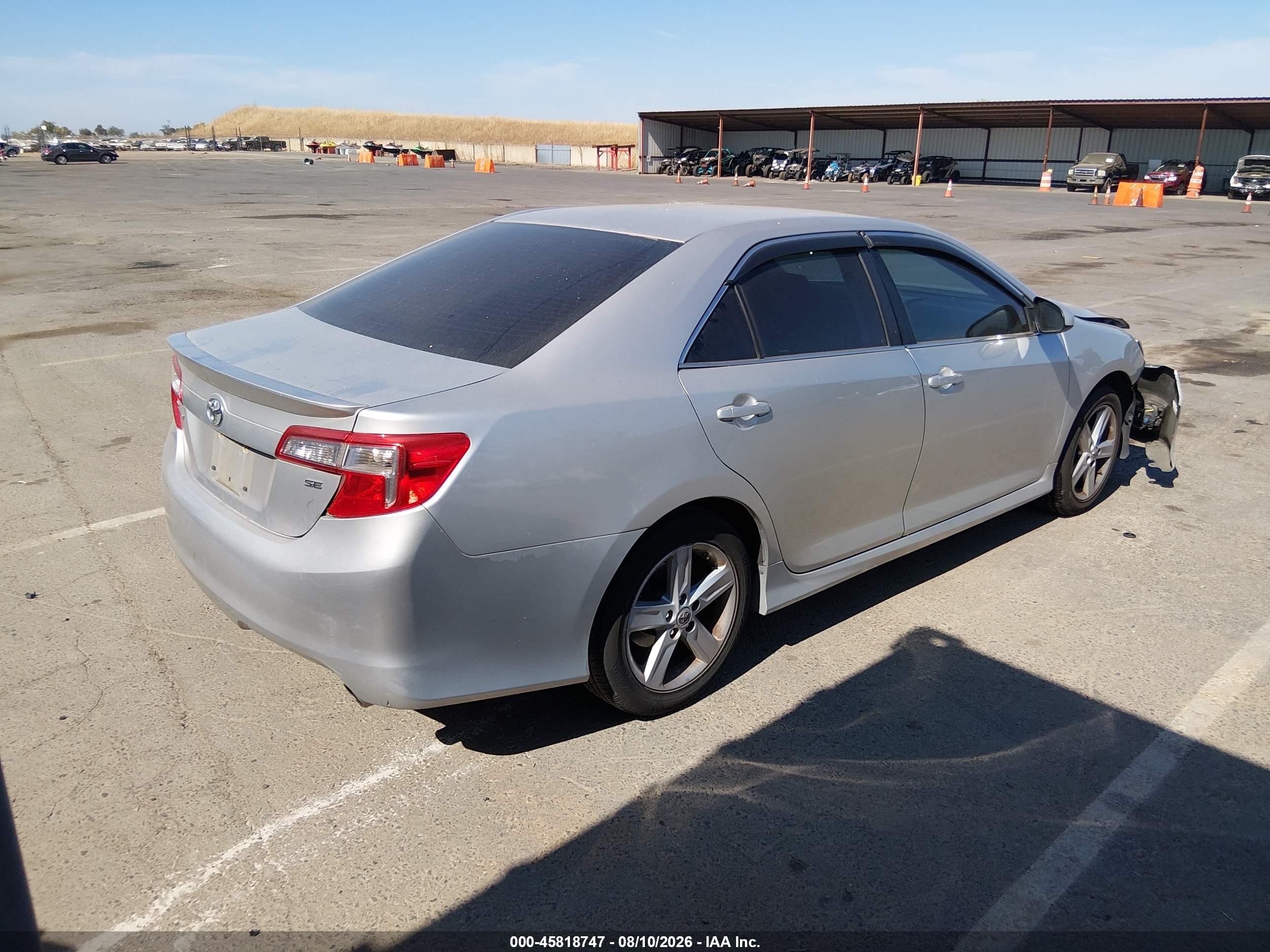 2014 Toyota Camry Se Silver vin: 4T1BF1FK5EU324515