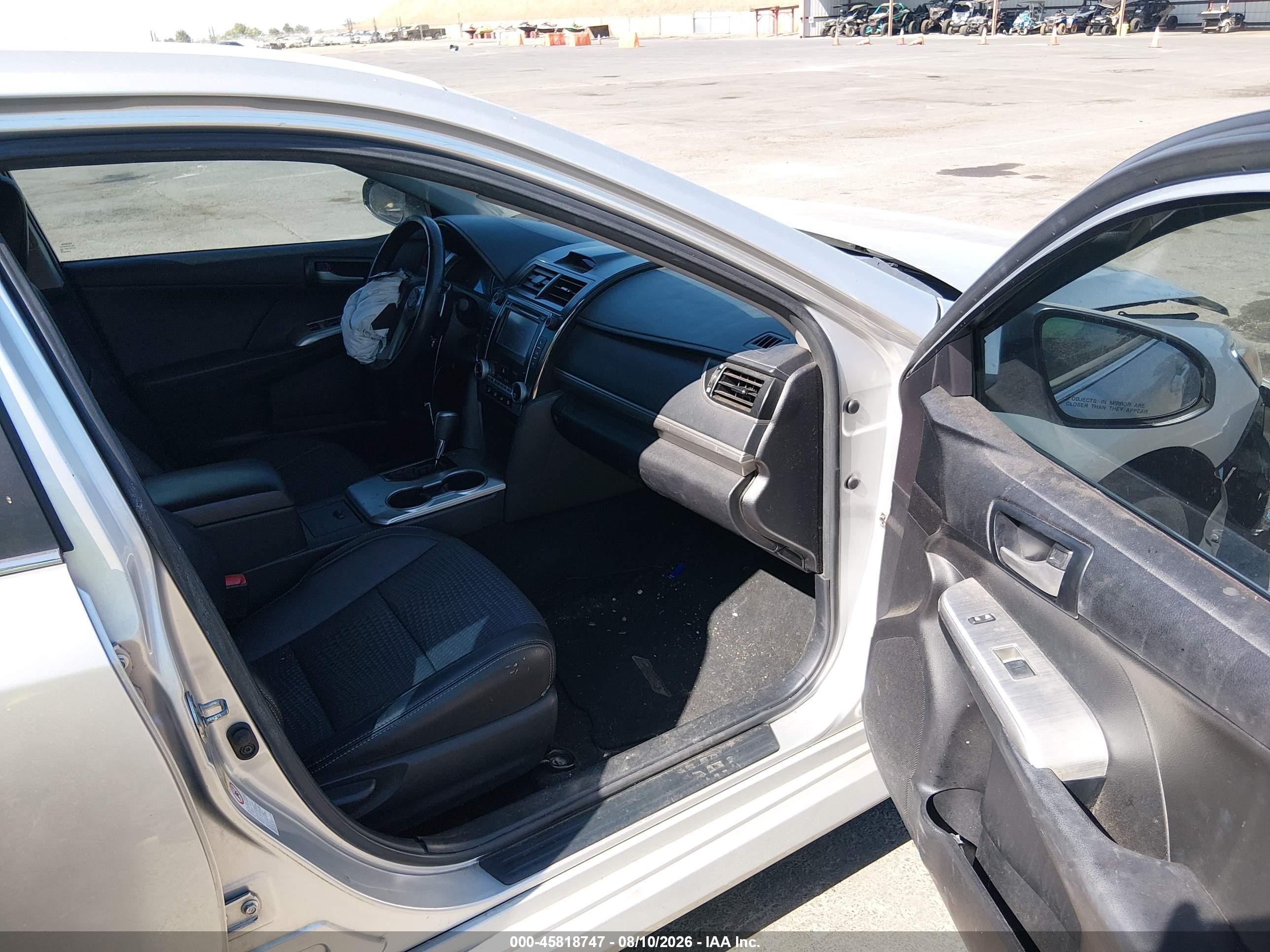 2014 Toyota Camry Se Silver vin: 4T1BF1FK5EU324515