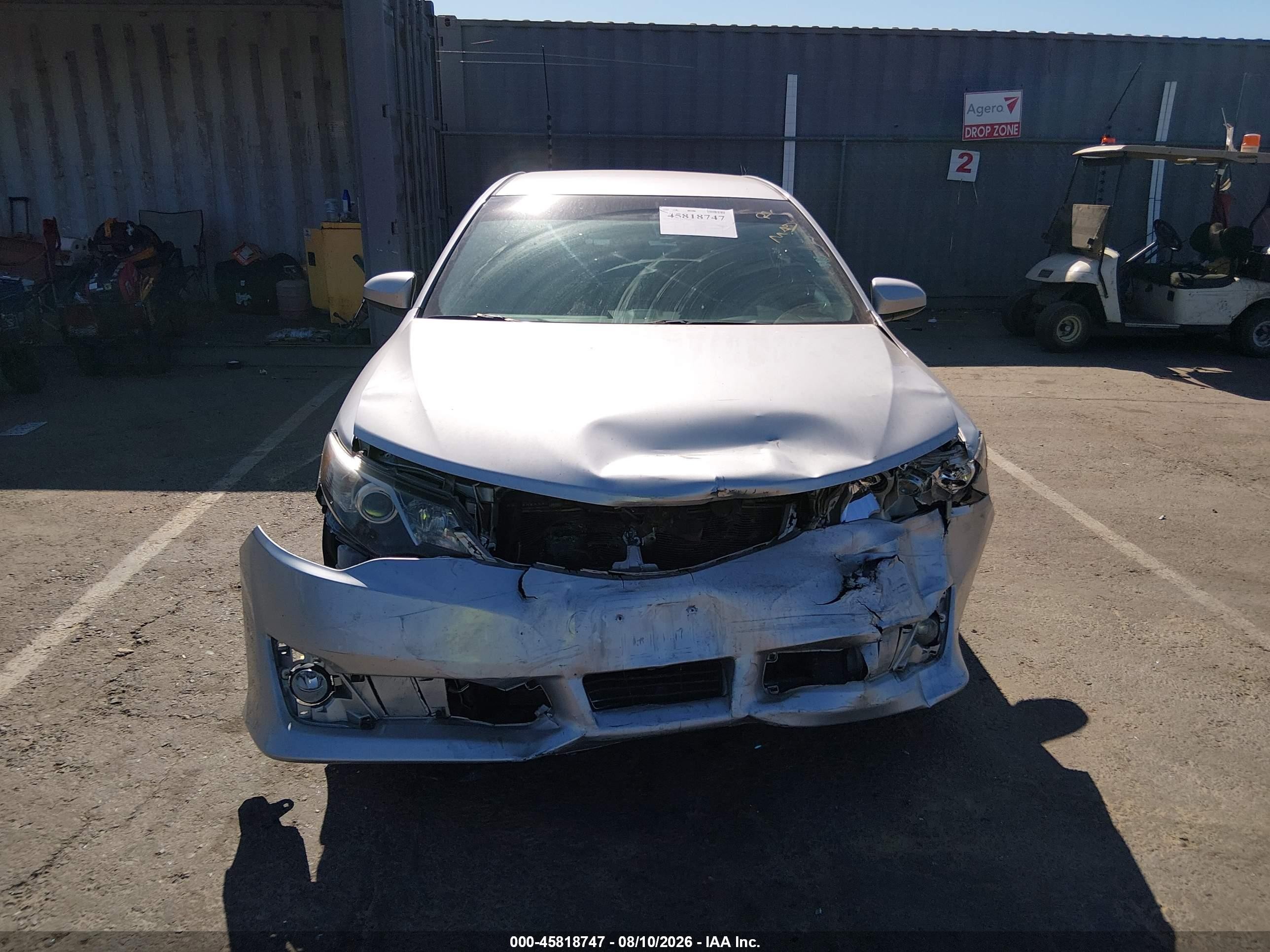2014 Toyota Camry Se Silver vin: 4T1BF1FK5EU324515