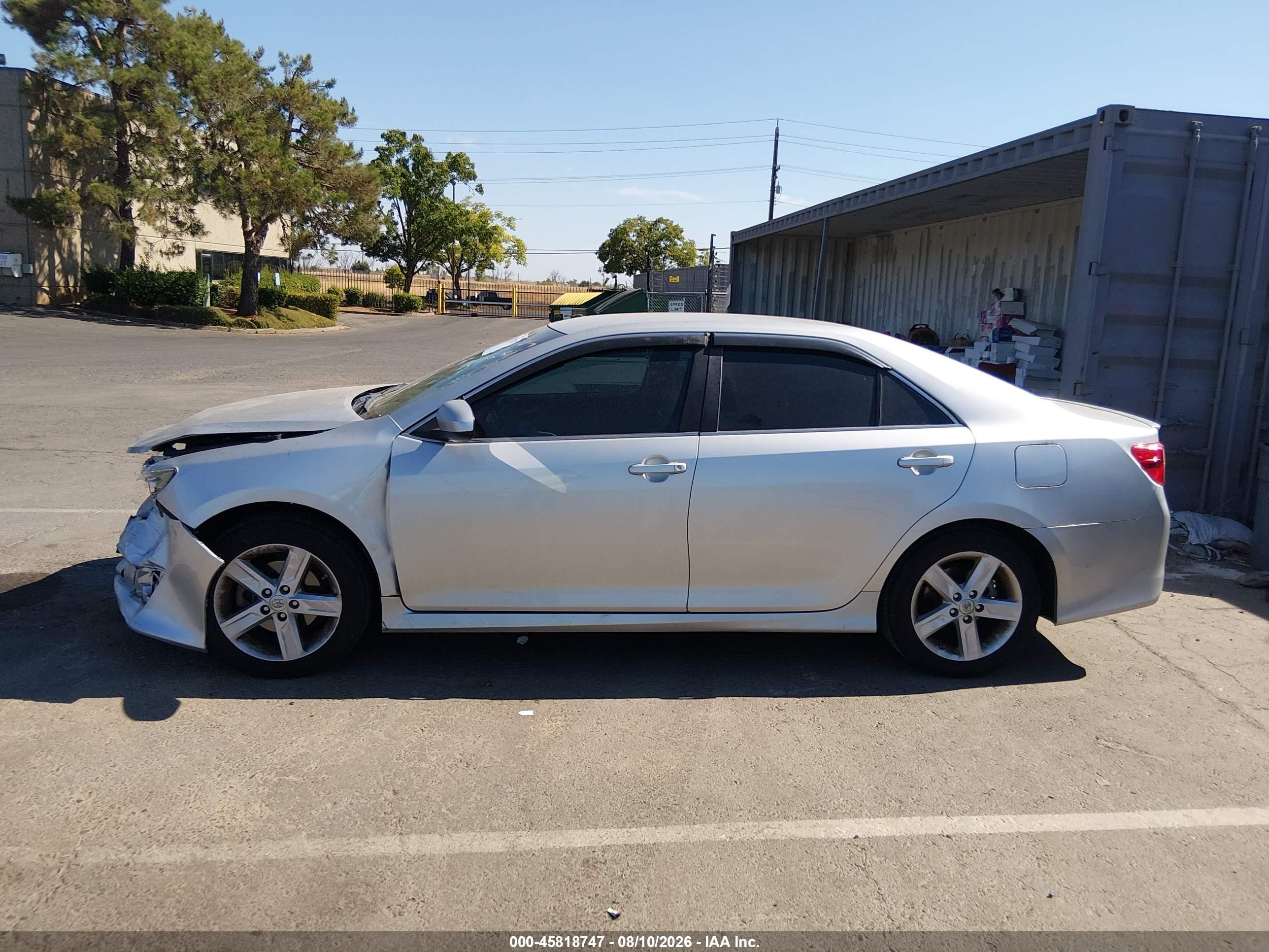 2014 Toyota Camry Se Silver vin: 4T1BF1FK5EU324515