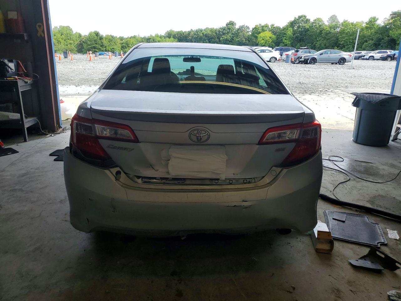 2014 Toyota Camry Se Silver vin: 4T1BF1FK5EU324644