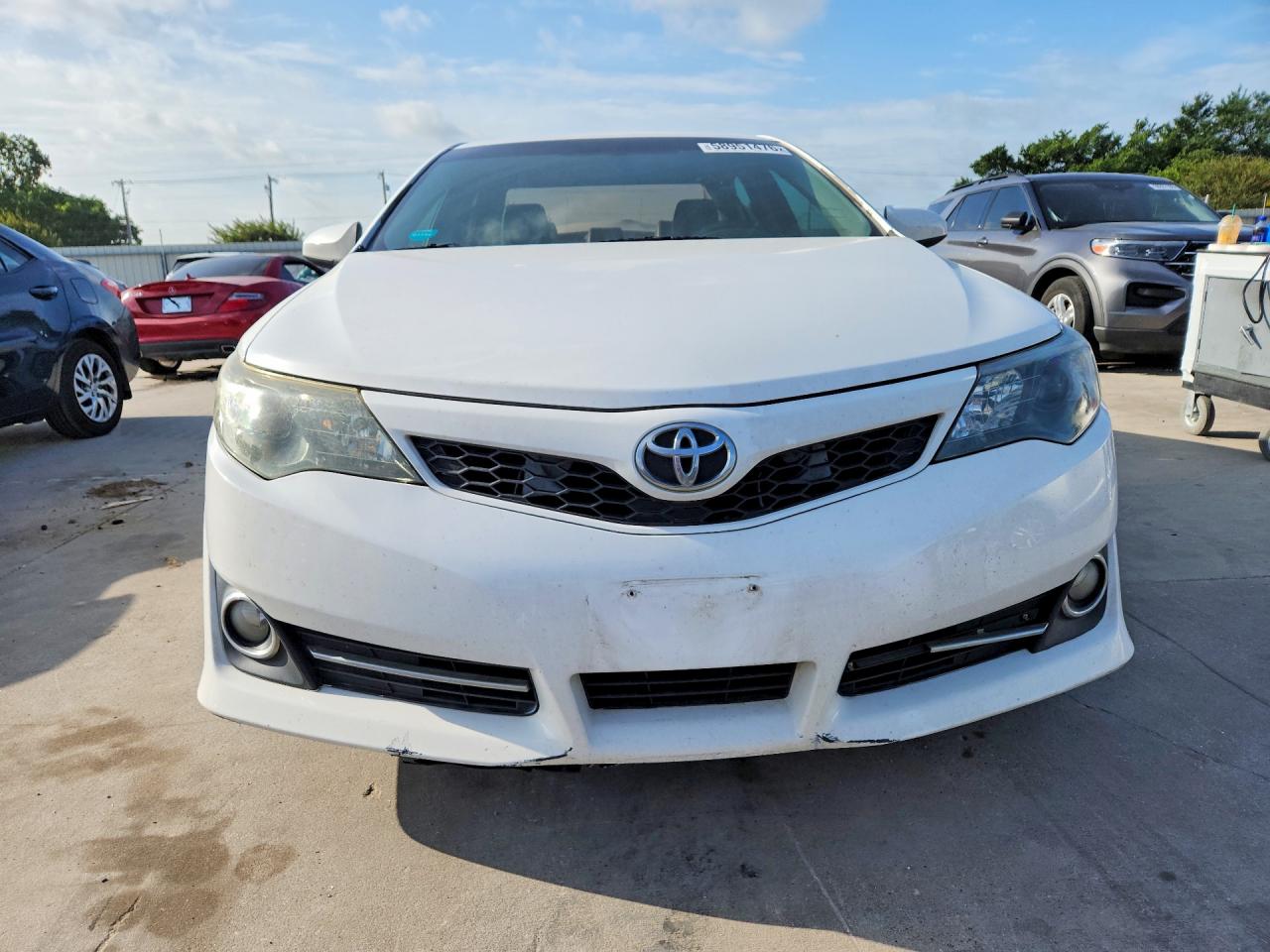 2014 Toyota Camry Se Белый vin: 4T1BF1FK5EU329570