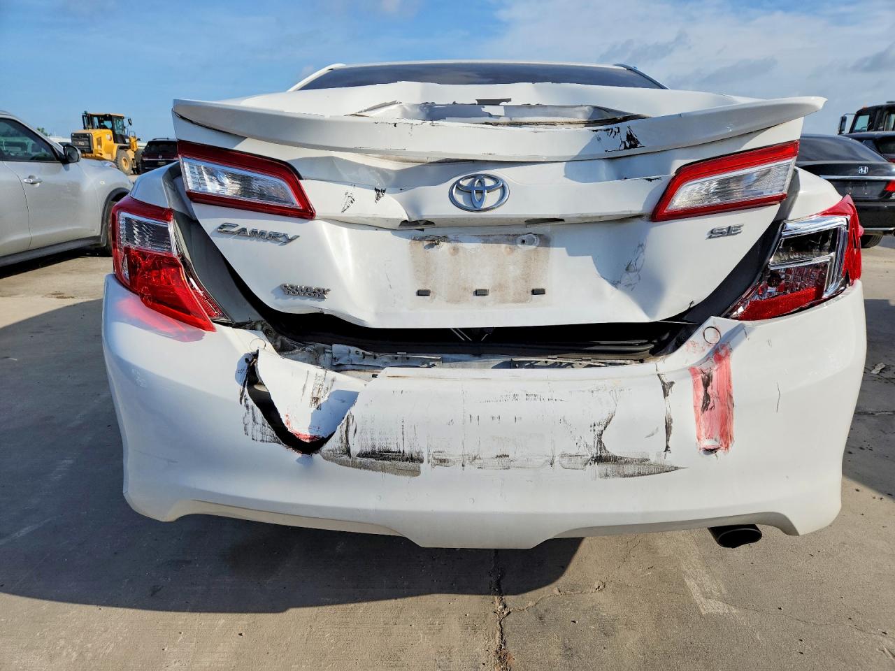 2014 Toyota Camry Se Белый vin: 4T1BF1FK5EU329570