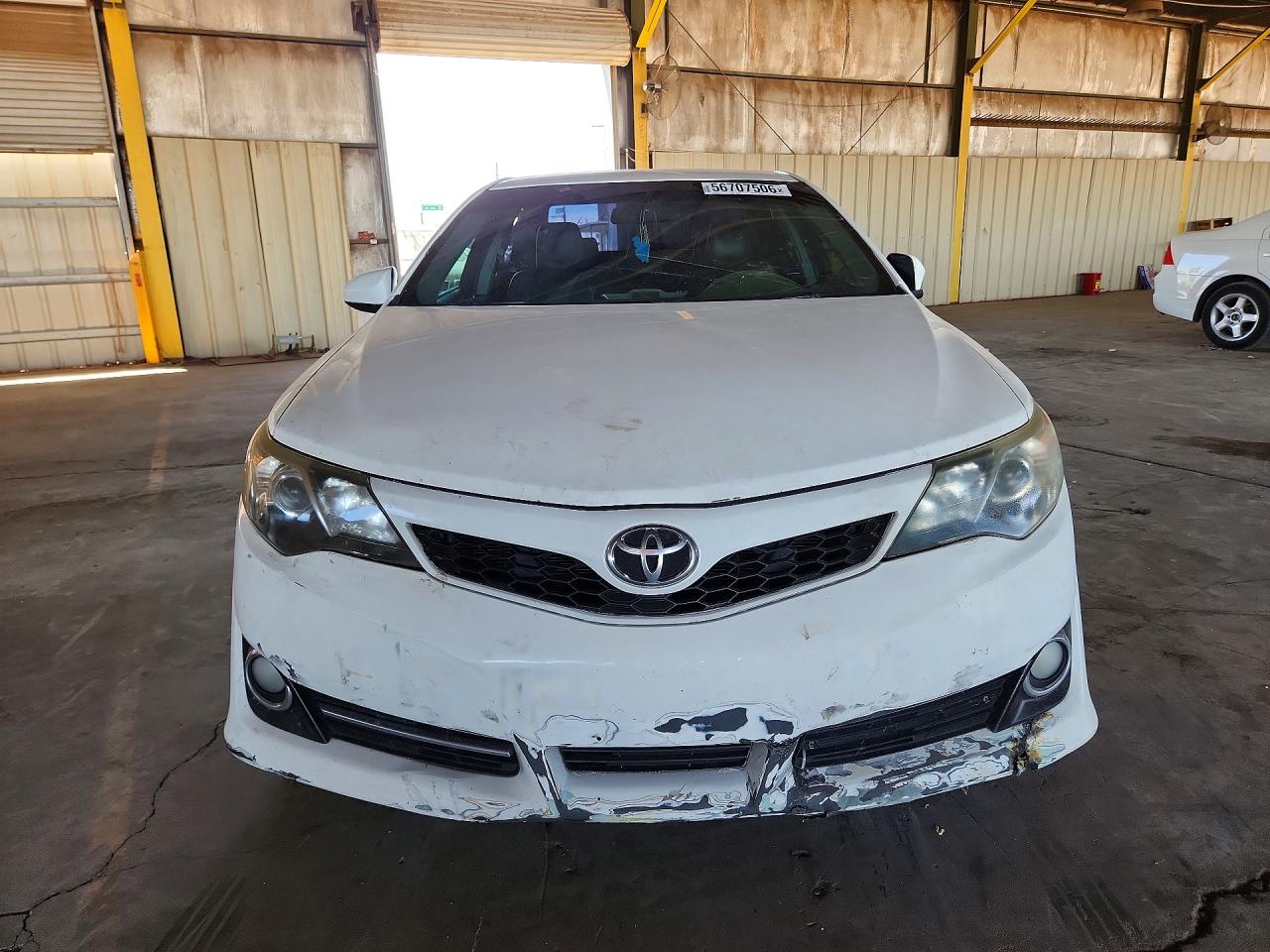 2014 Toyota Camry Se White vin: 4T1BF1FK5EU329701