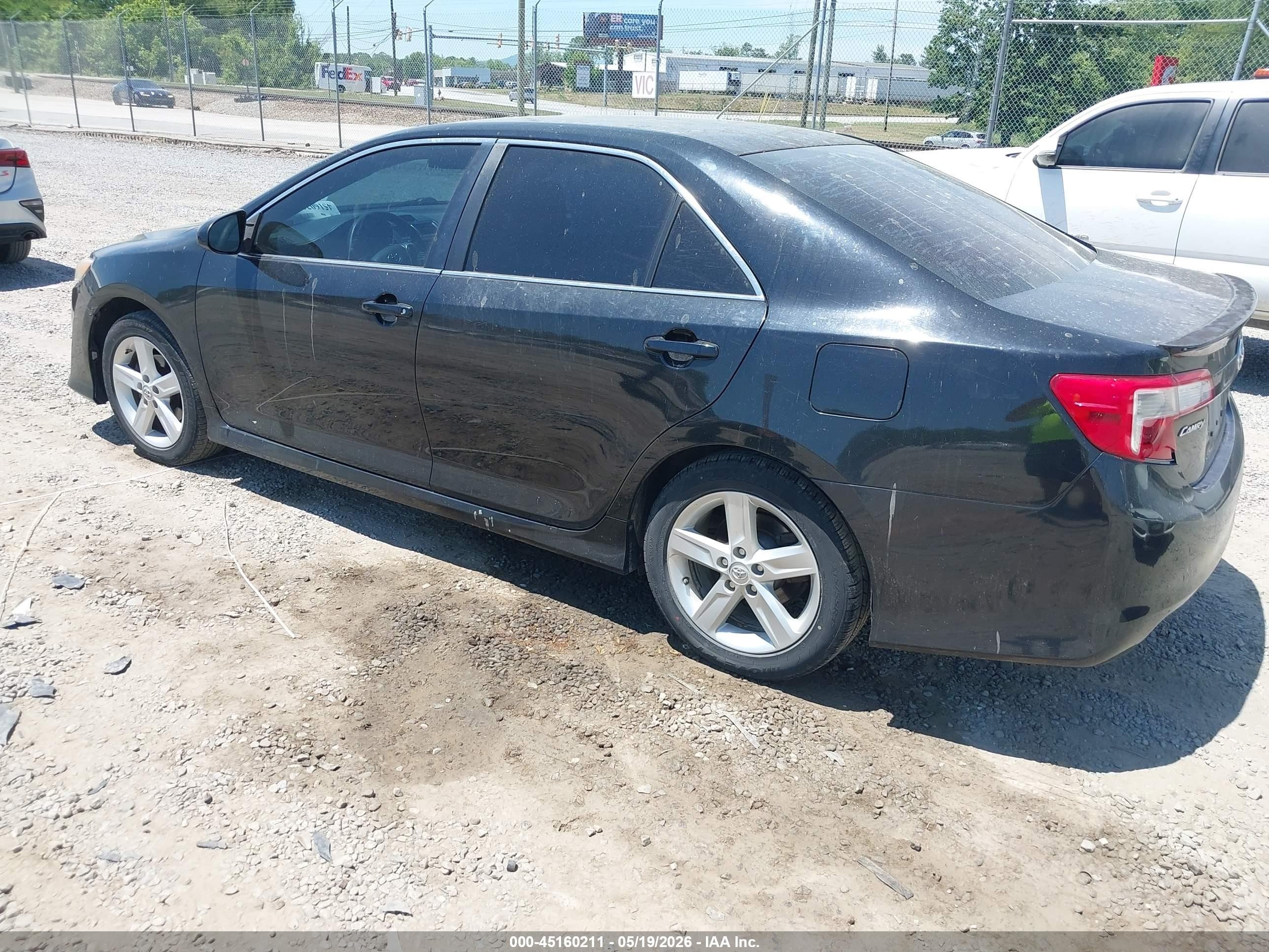 2014 Toyota Camry L/se/le/xle Черный vin: 4T1BF1FK5EU339547