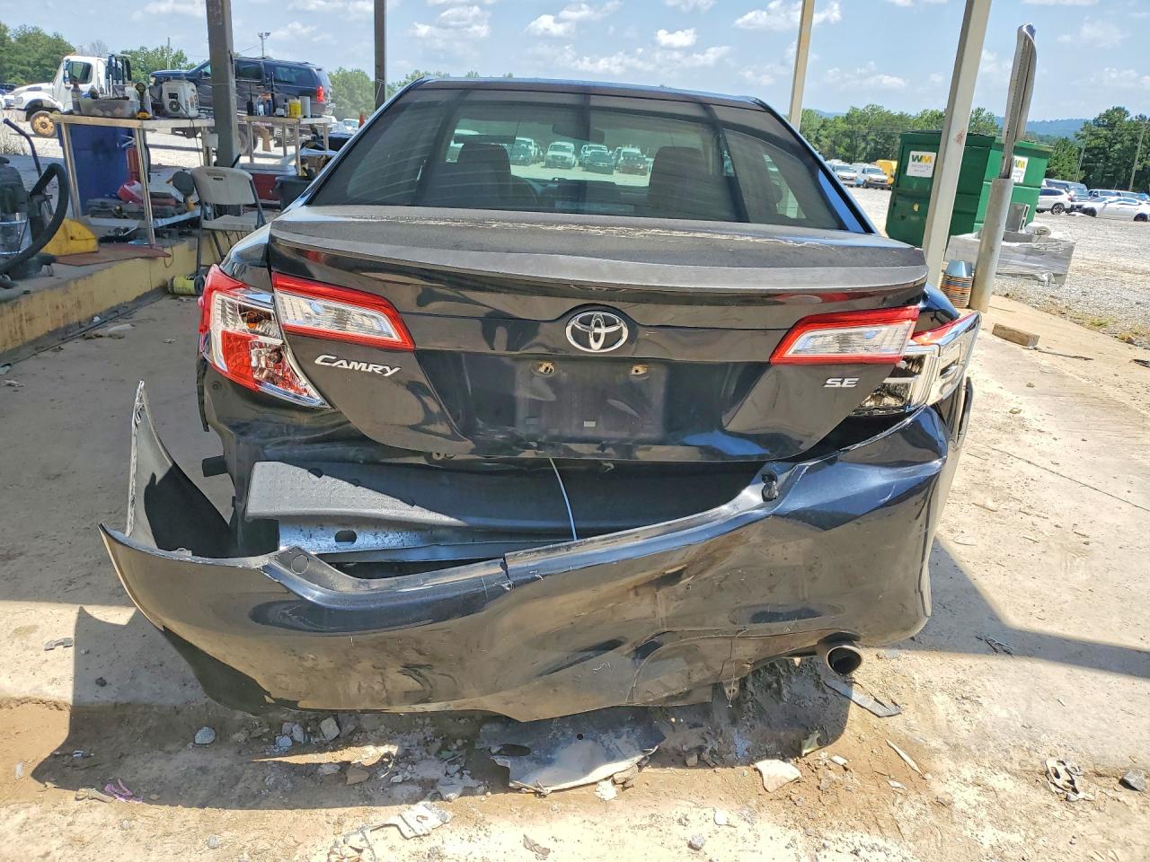 2014 Toyota Camry Se Black vin: 4T1BF1FK5EU339774