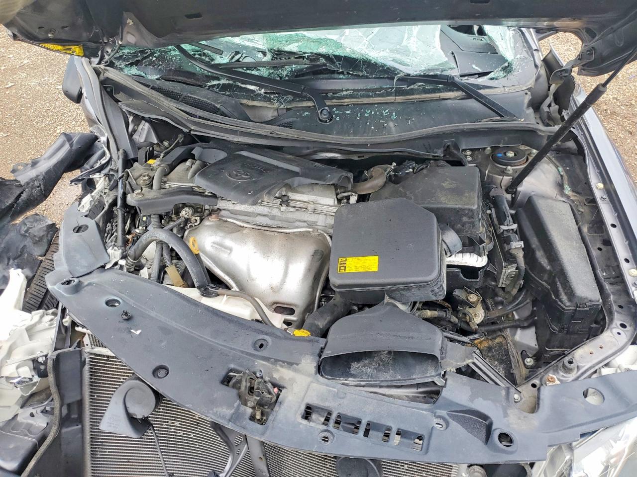 2014 Toyota Camry Se Серый vin: 4T1BF1FK5EU341332