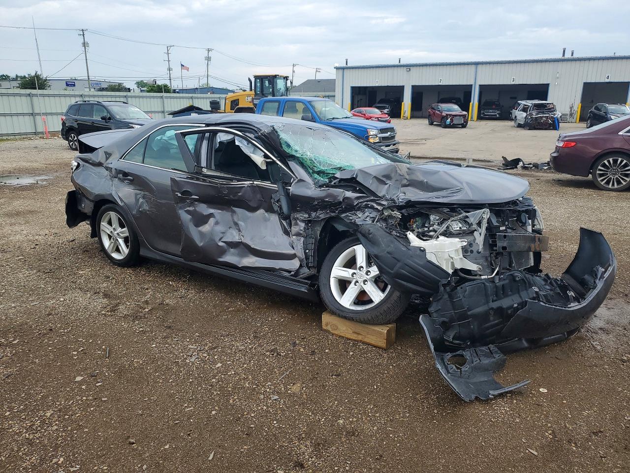 2014 Toyota Camry Se Серый vin: 4T1BF1FK5EU341332