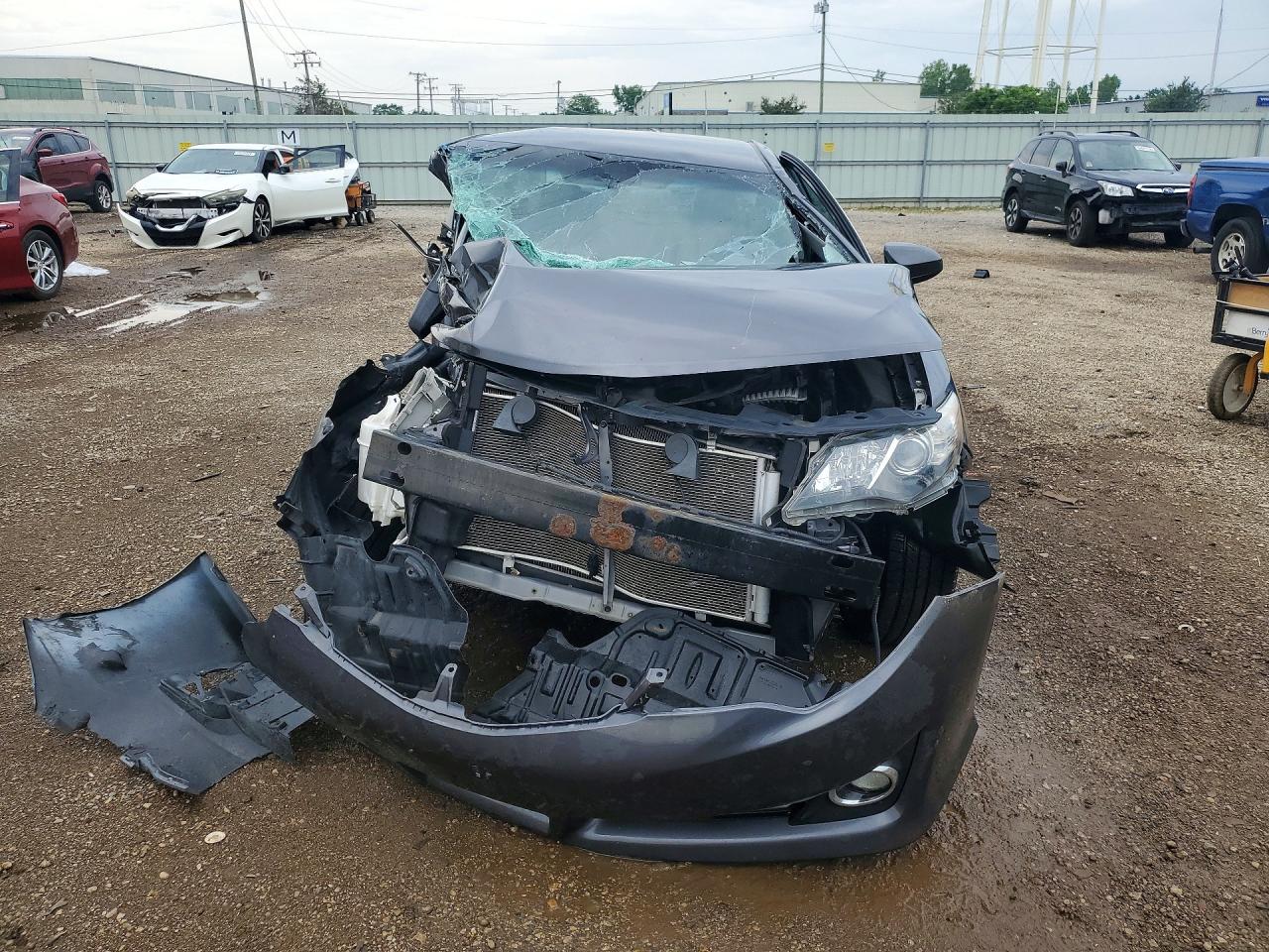 2014 Toyota Camry Se Серый vin: 4T1BF1FK5EU341332