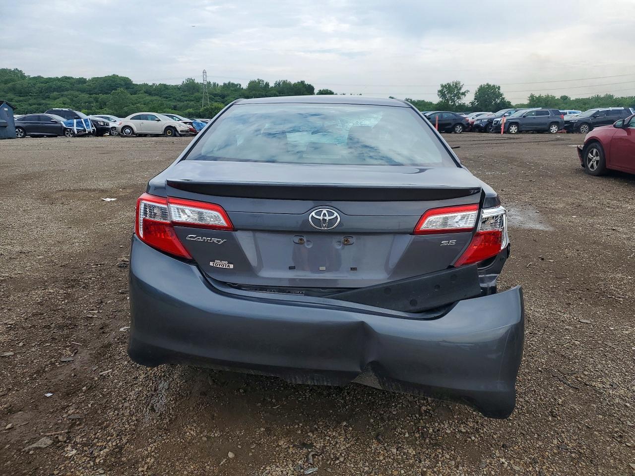 2014 Toyota Camry Se Серый vin: 4T1BF1FK5EU341332