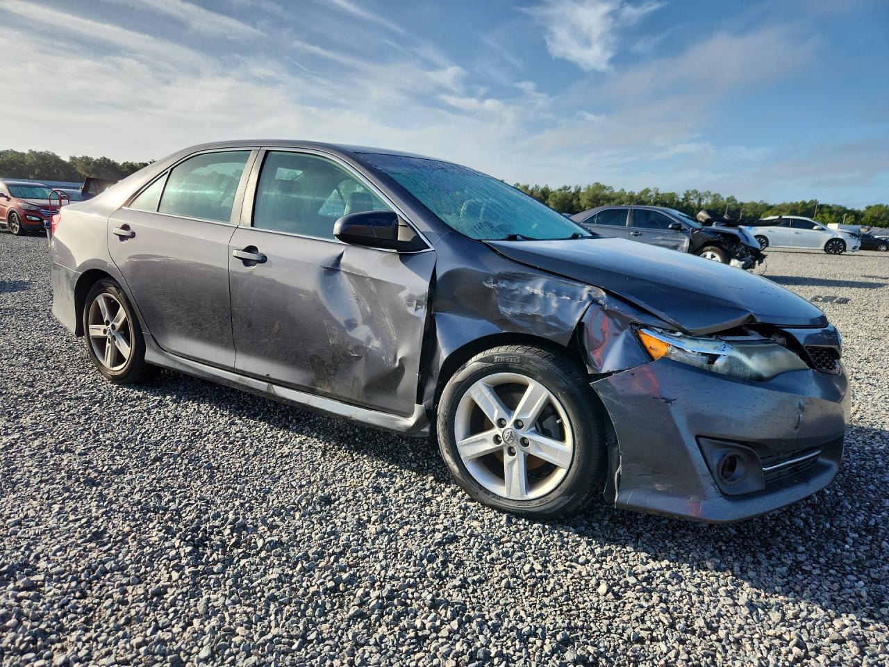 2014 Toyota Camry Se Gray vin: 4T1BF1FK5EU342674