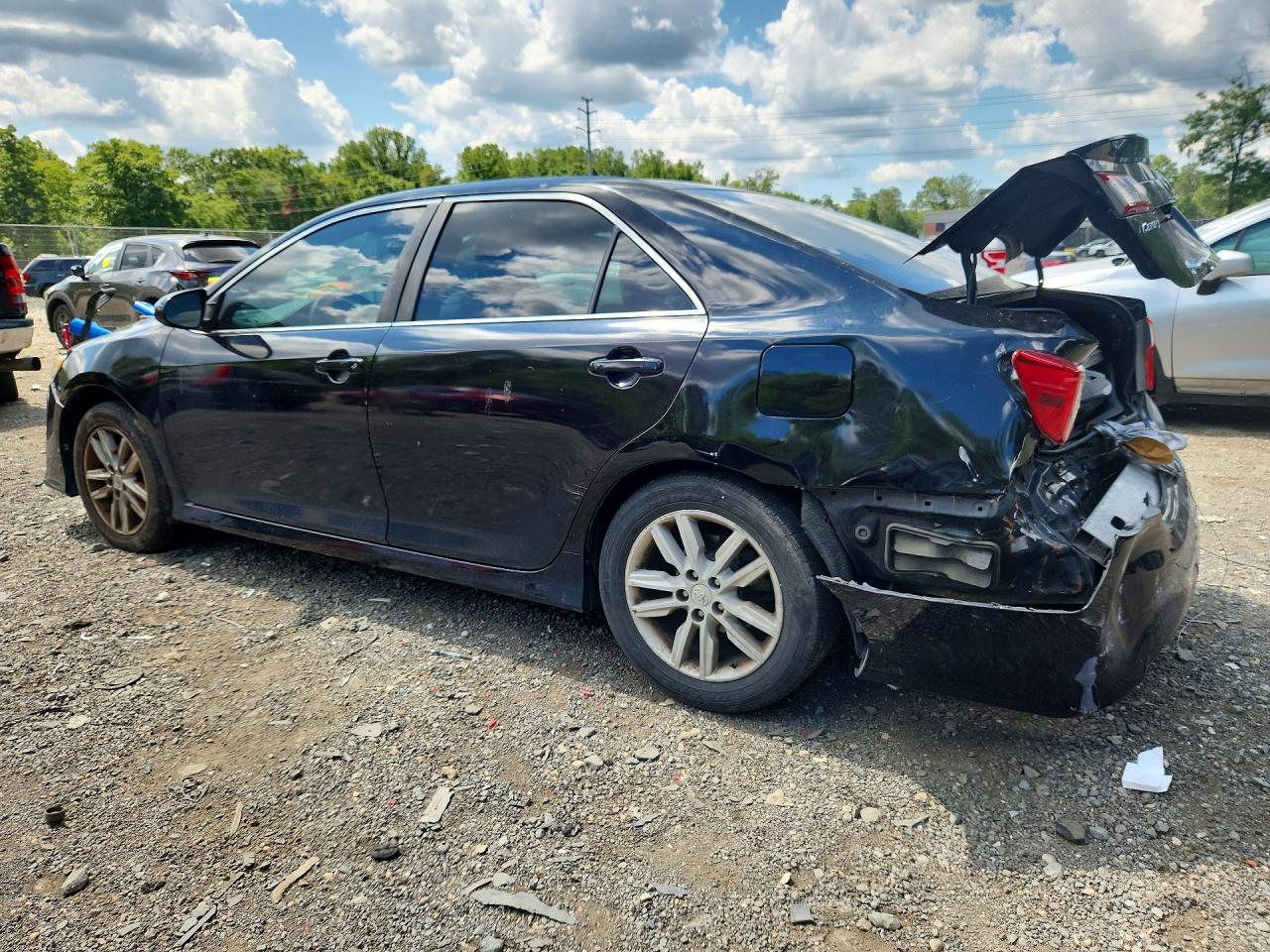 2014 Toyota Camry Se Black vin: 4T1BF1FK5EU347602