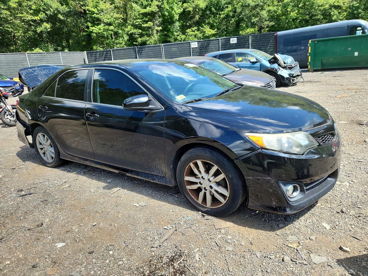 2014 Toyota Camry Se Black vin: 4T1BF1FK5EU347602