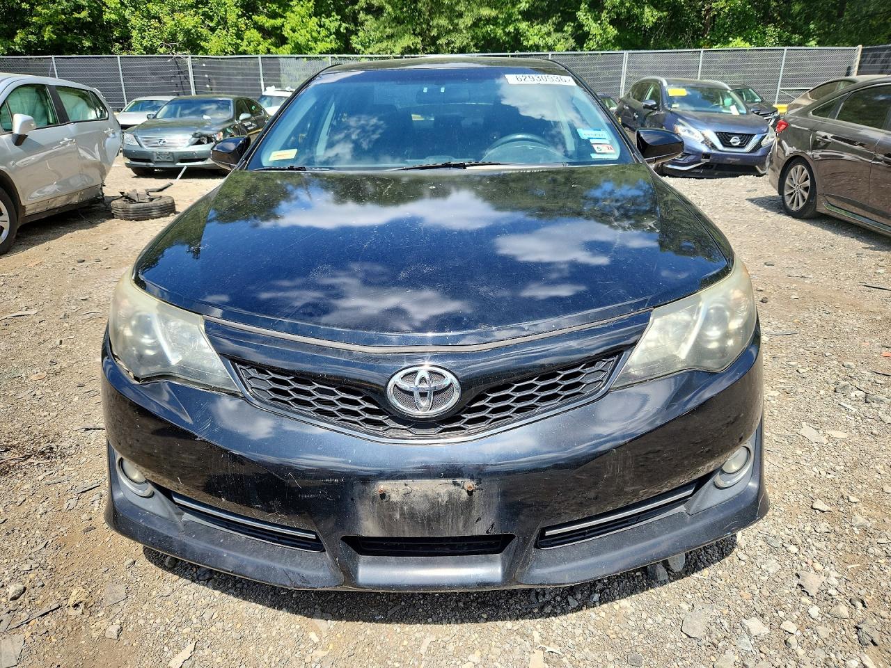 2014 Toyota Camry Se Black vin: 4T1BF1FK5EU347602
