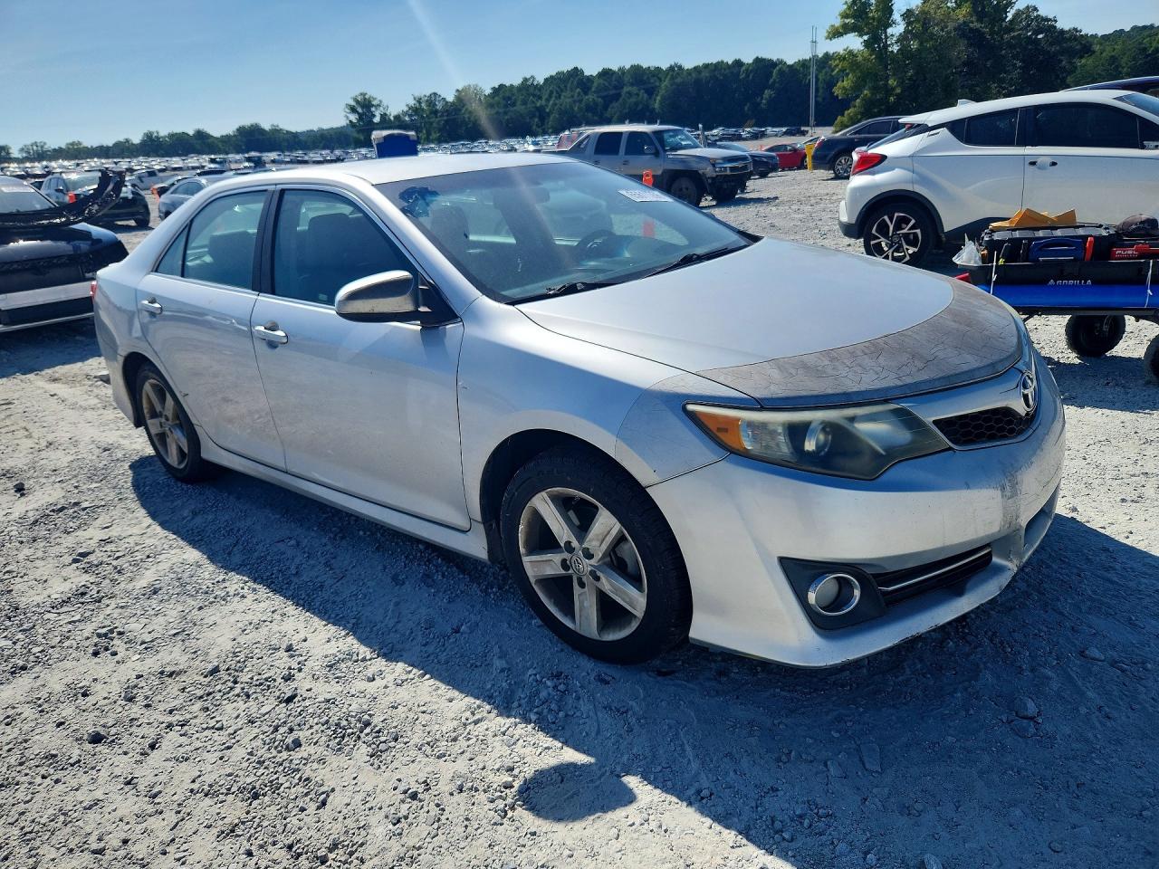 2014 Toyota Camry Se Silver vin: 4T1BF1FK5EU360107
