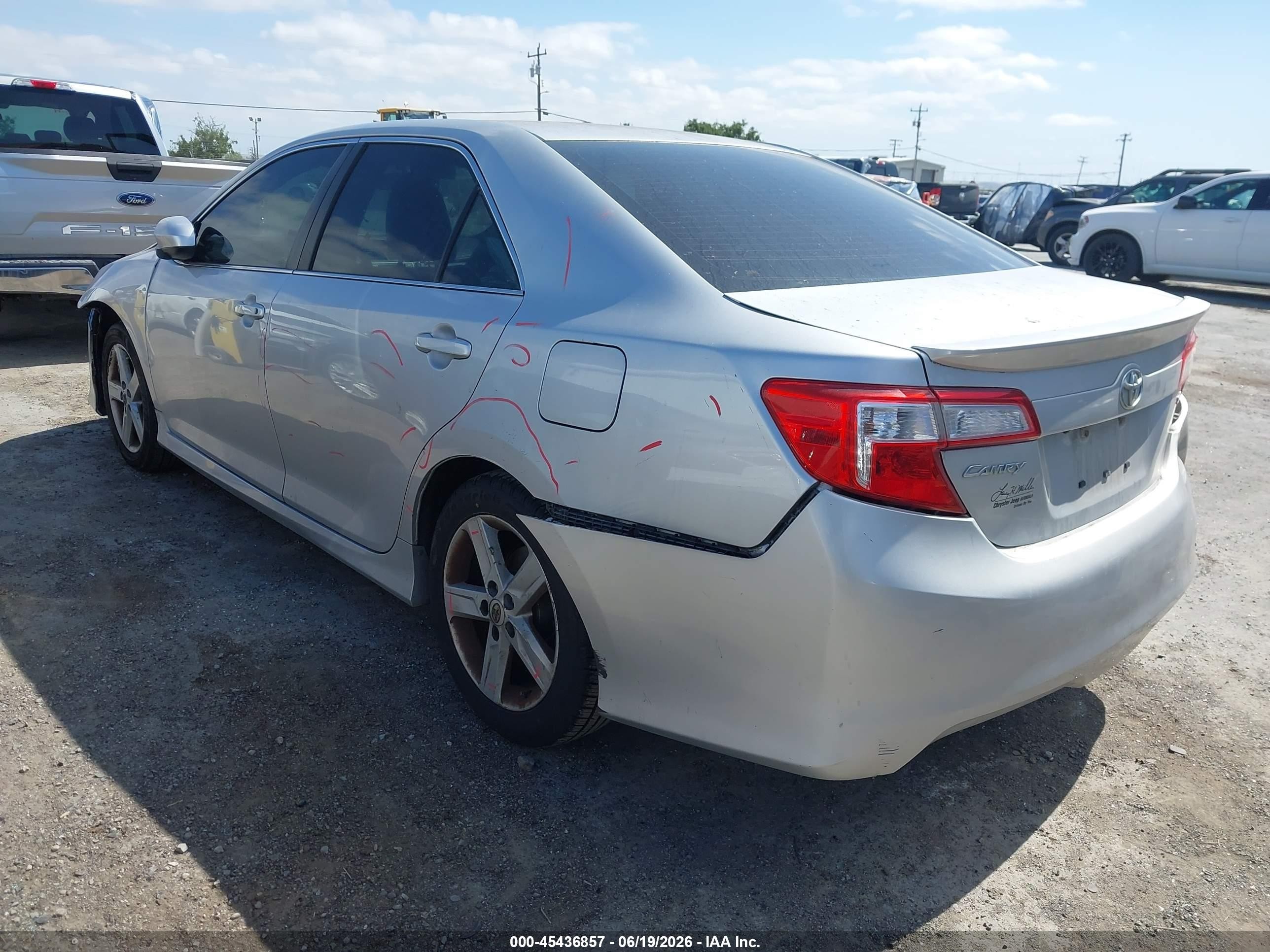 2014 Toyota Camry Se Gray vin: 4T1BF1FK5EU381278