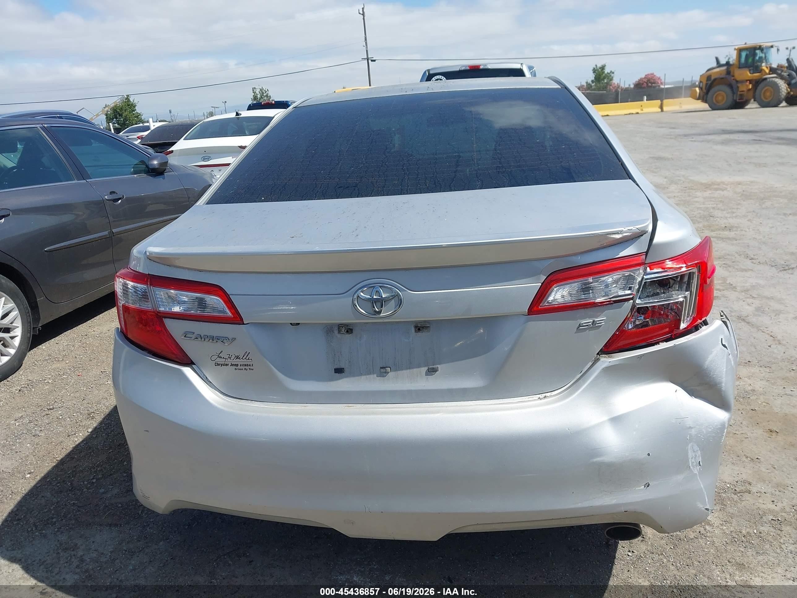 2014 Toyota Camry Se Gray vin: 4T1BF1FK5EU381278