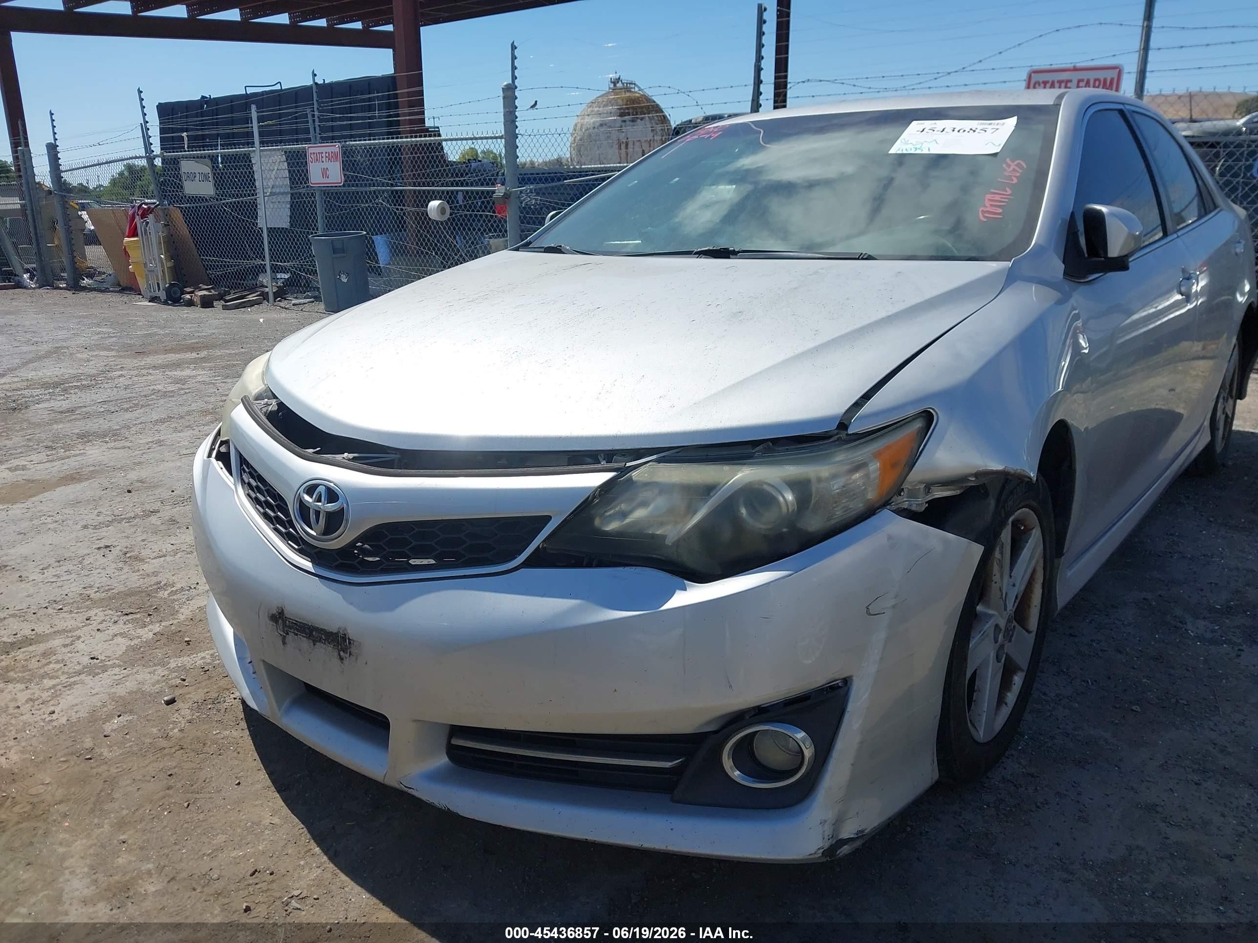2014 Toyota Camry Se Gray vin: 4T1BF1FK5EU381278