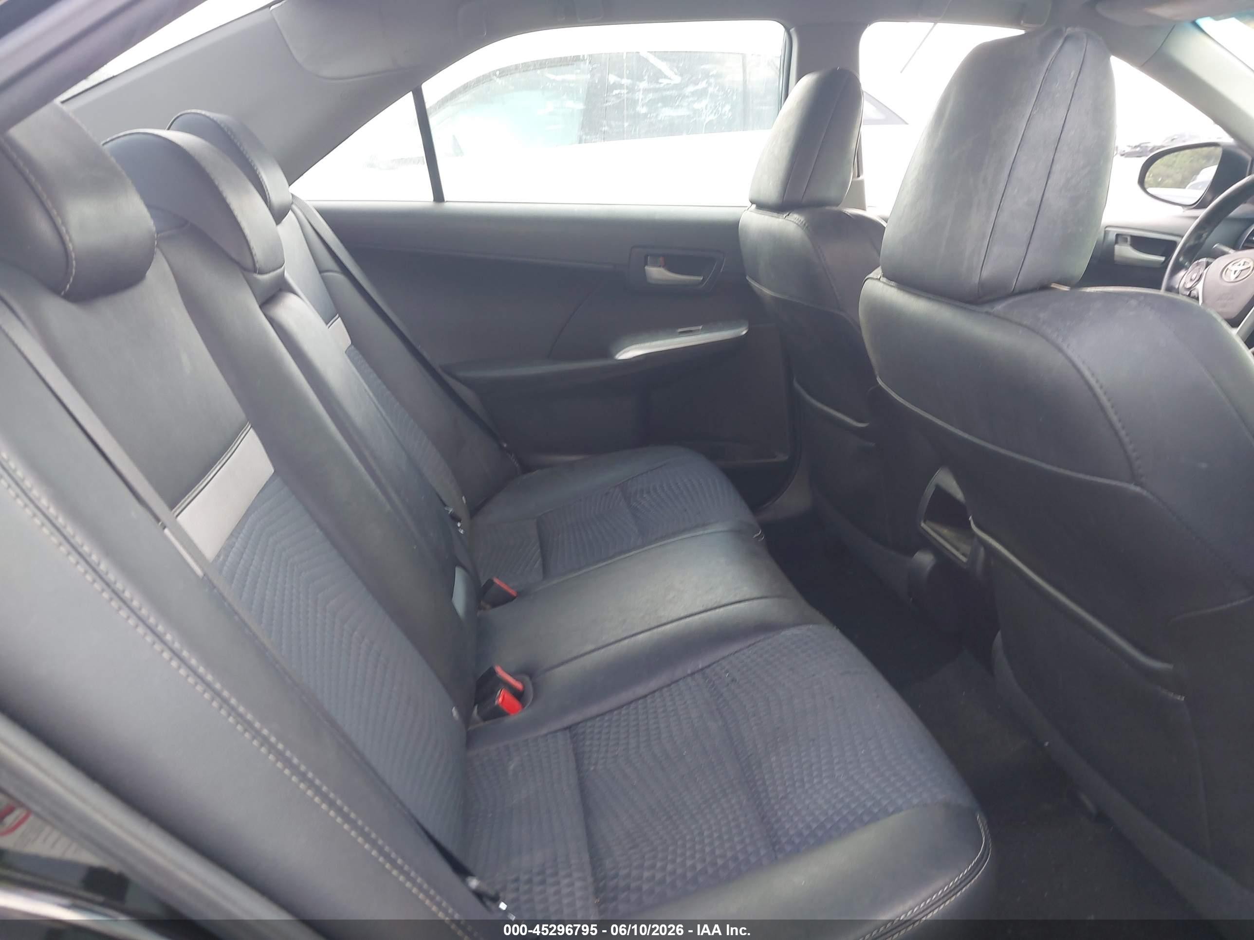 2014 Toyota Camry Se Black vin: 4T1BF1FK5EU382835