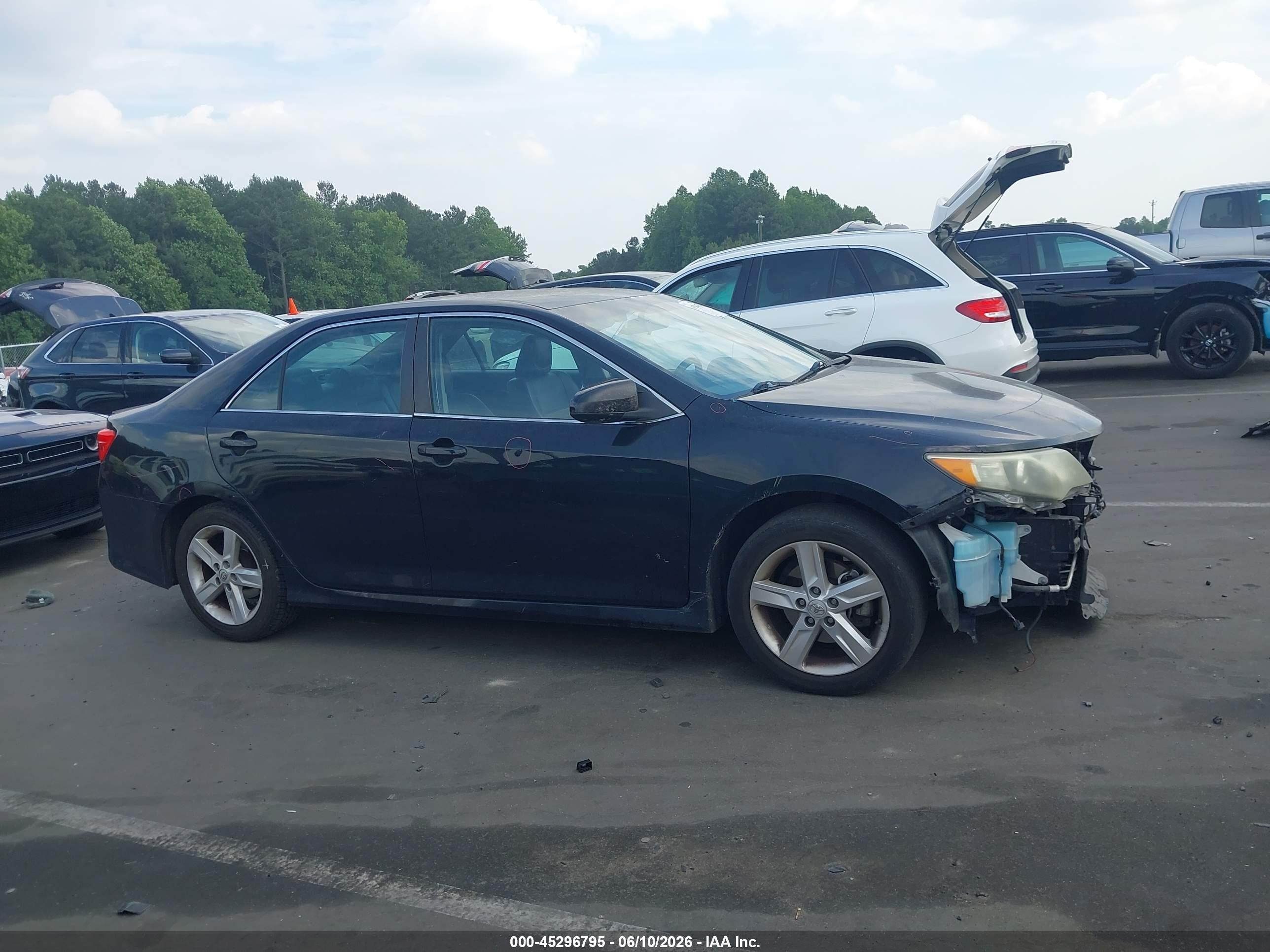 2014 Toyota Camry Se Black vin: 4T1BF1FK5EU382835