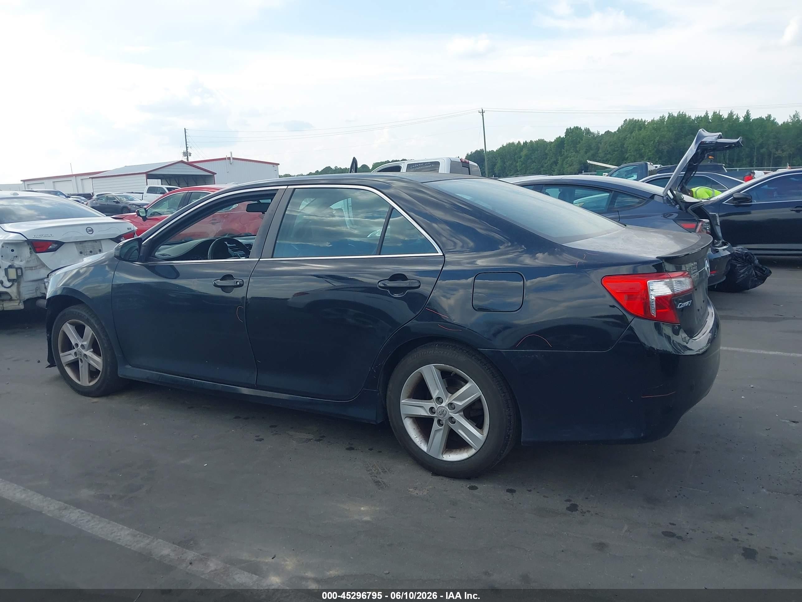 2014 Toyota Camry Se Black vin: 4T1BF1FK5EU382835