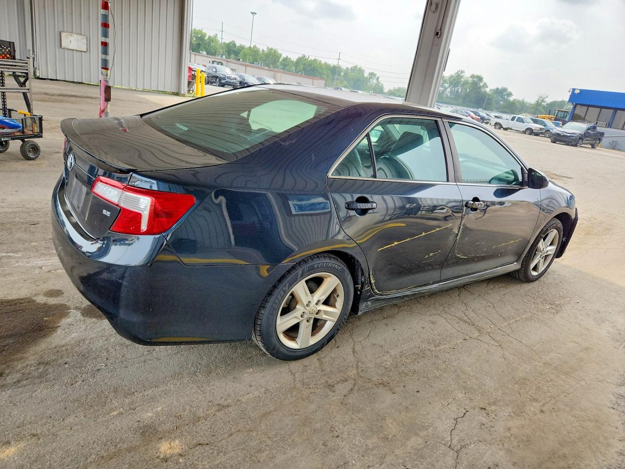 2014 Toyota Camry Se Black vin: 4T1BF1FK5EU383581