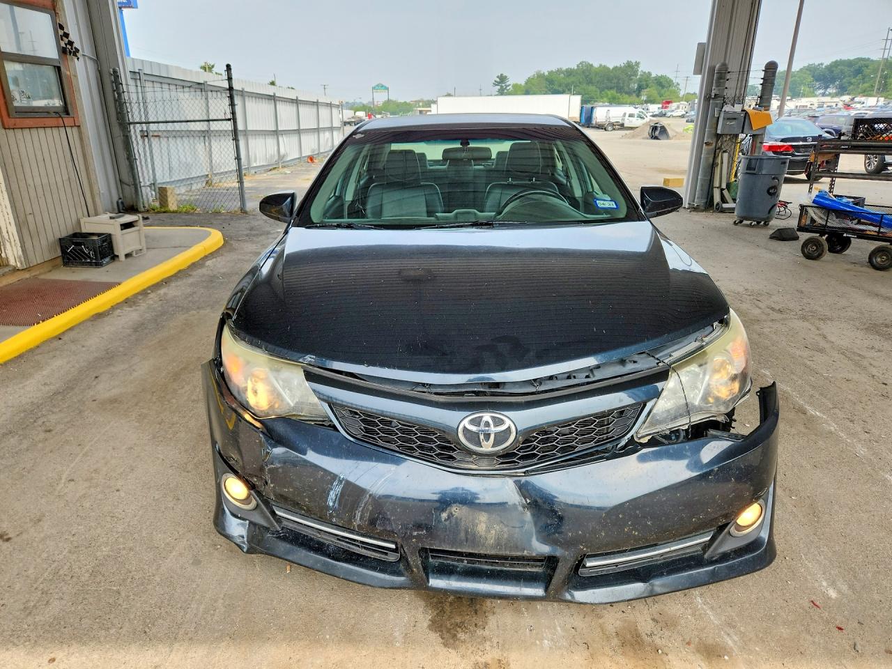 2014 Toyota Camry Se Black vin: 4T1BF1FK5EU383581