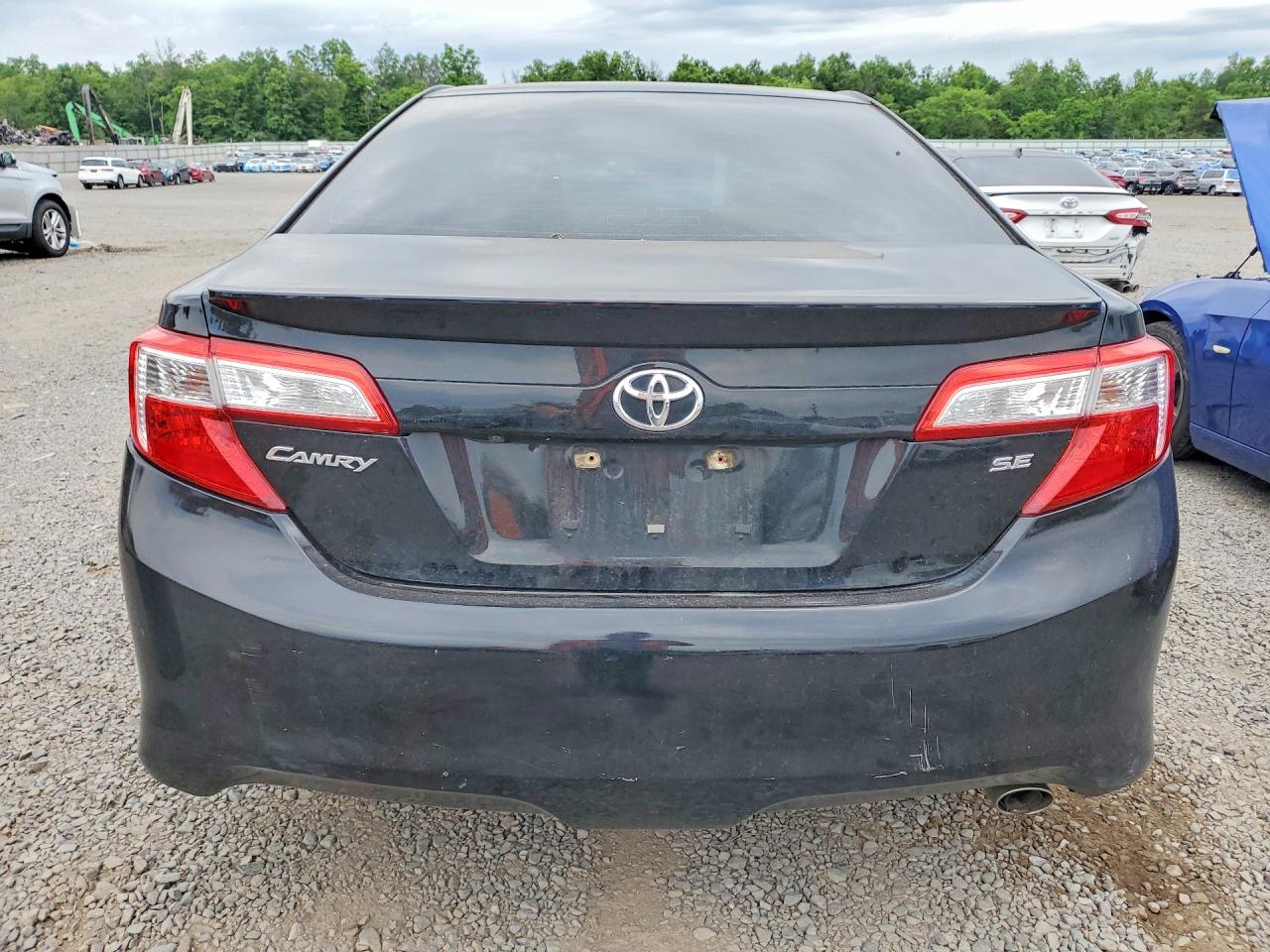 2014 Toyota Camry Se Black vin: 4T1BF1FK5EU385315