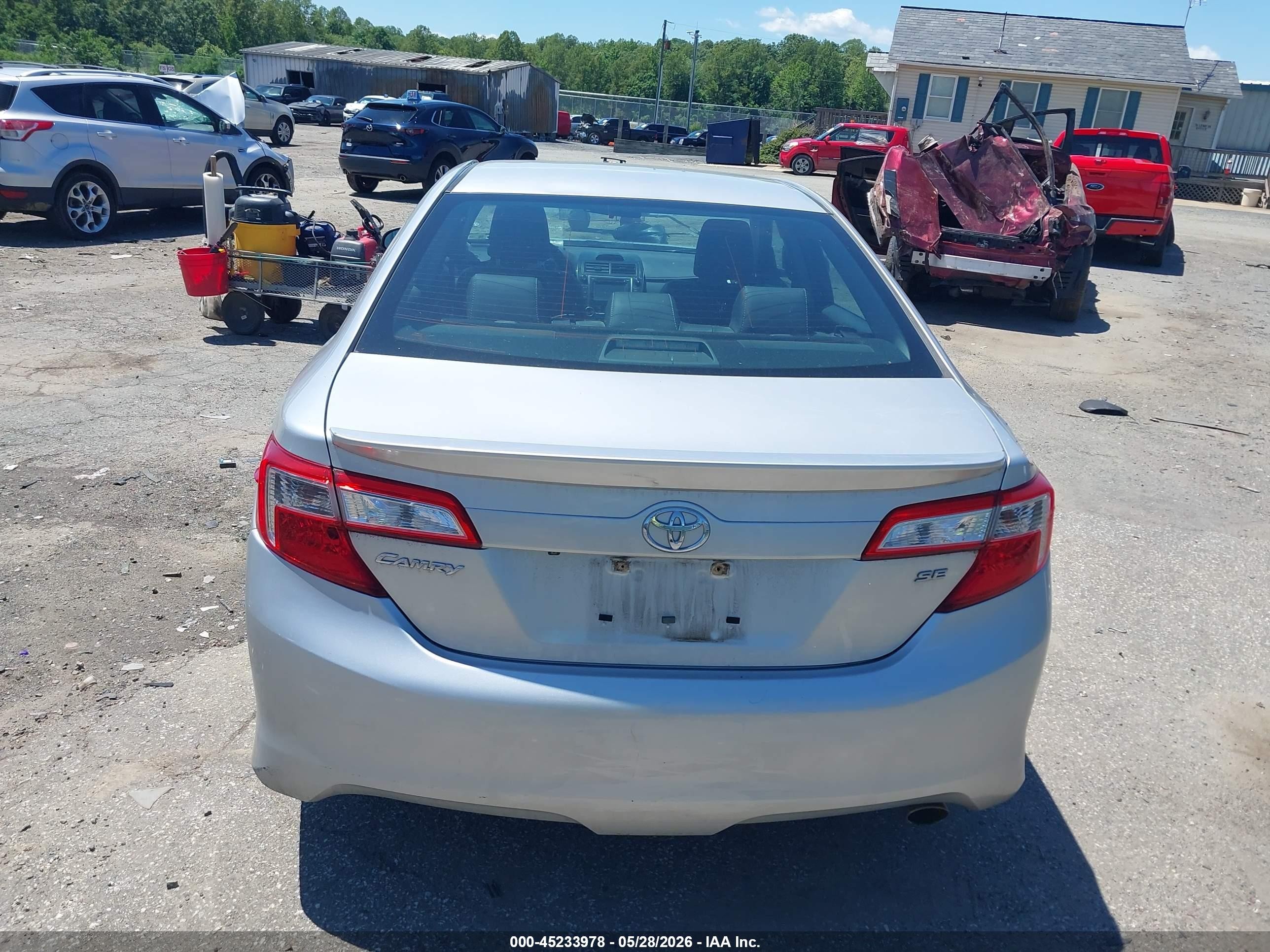 2014 Toyota Camry Se Серебряный vin: 4T1BF1FK5EU385914