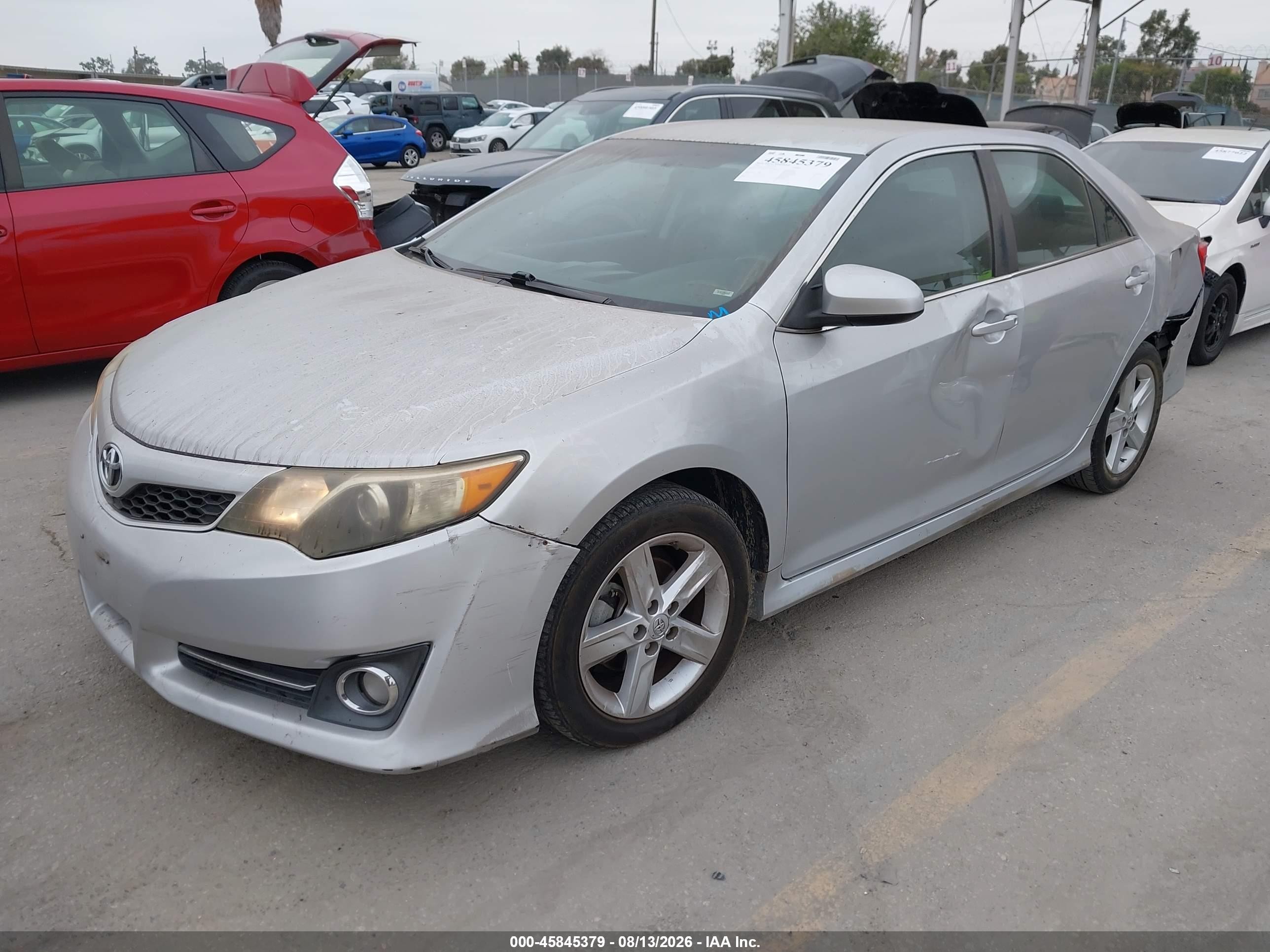 2014 Toyota Camry Se Silver vin: 4T1BF1FK5EU394547
