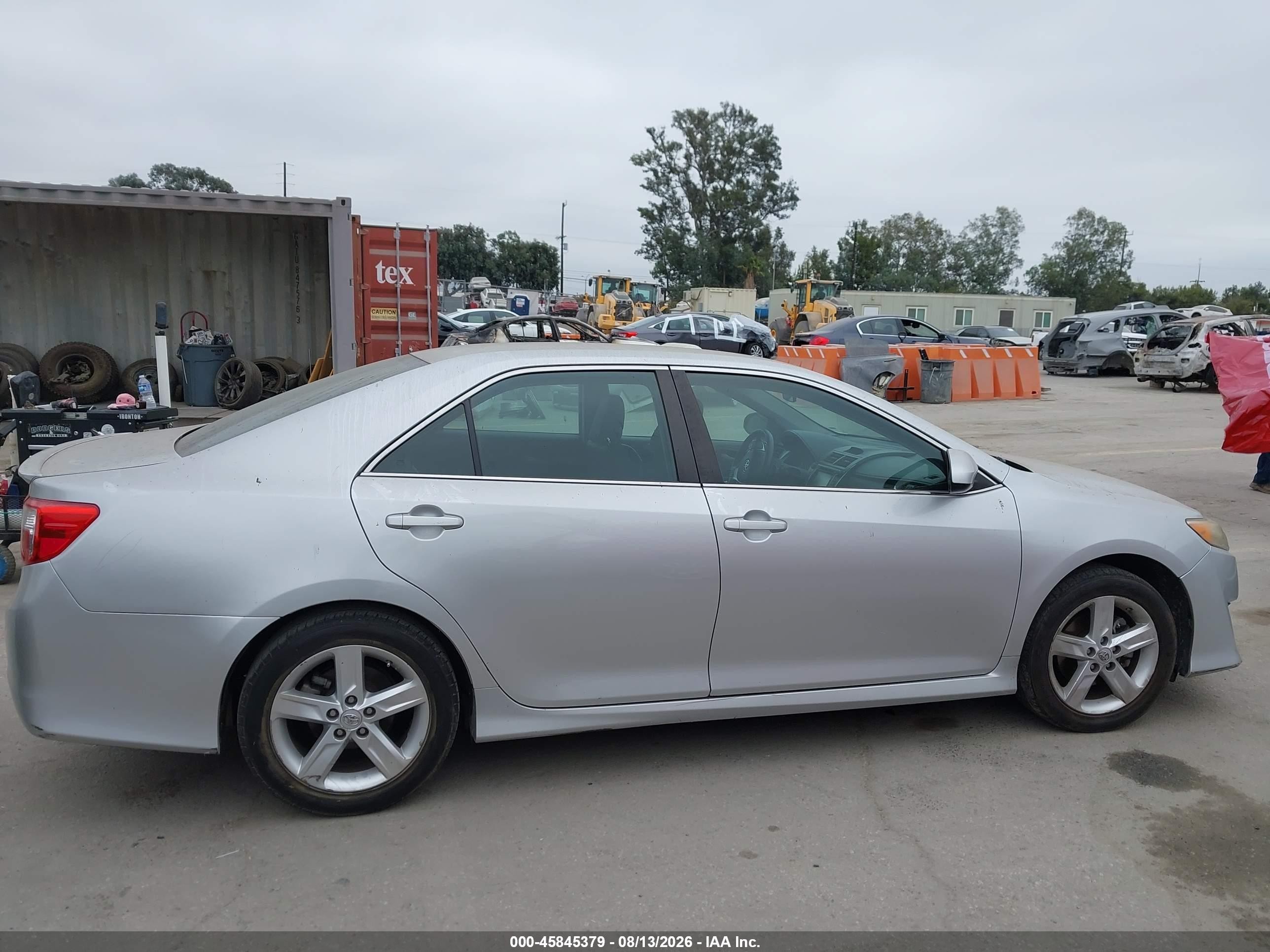 2014 Toyota Camry Se Silver vin: 4T1BF1FK5EU394547
