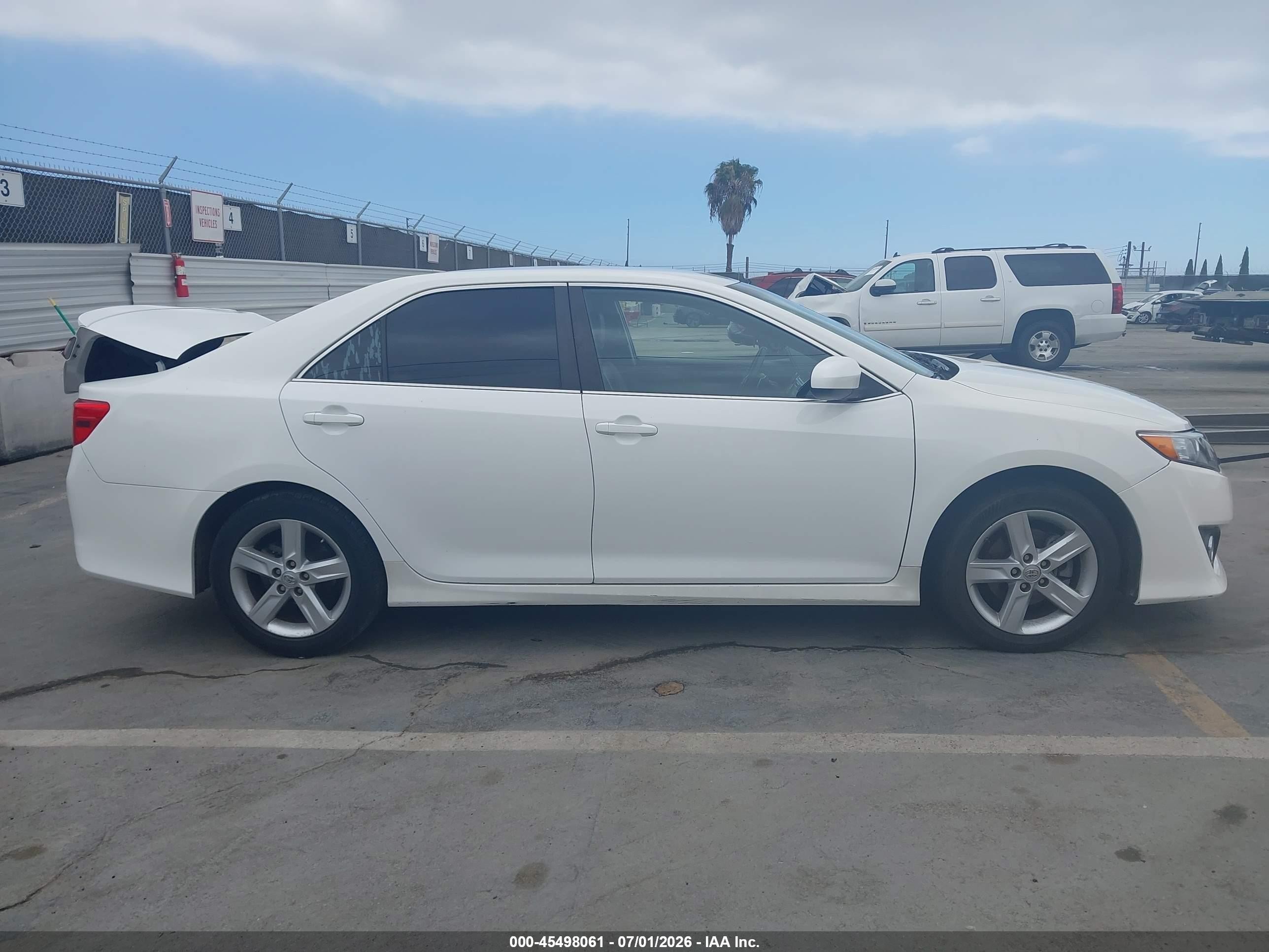 2014 Toyota Camry Se Белый vin: 4T1BF1FK5EU399165