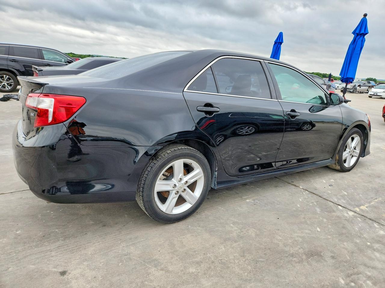 2014 Toyota Camry Se Black vin: 4T1BF1FK5EU399473