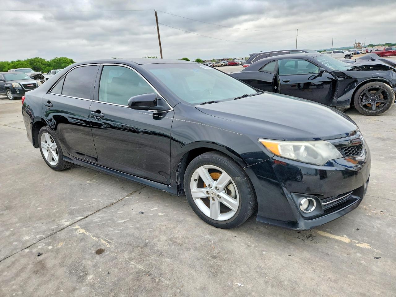 2014 Toyota Camry Se Black vin: 4T1BF1FK5EU399473