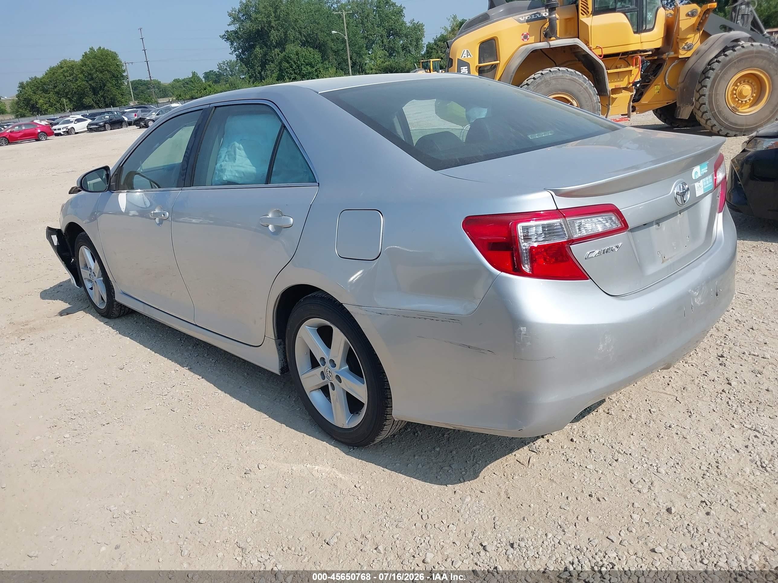 2014 Toyota Camry Se Silver vin: 4T1BF1FK5EU407653