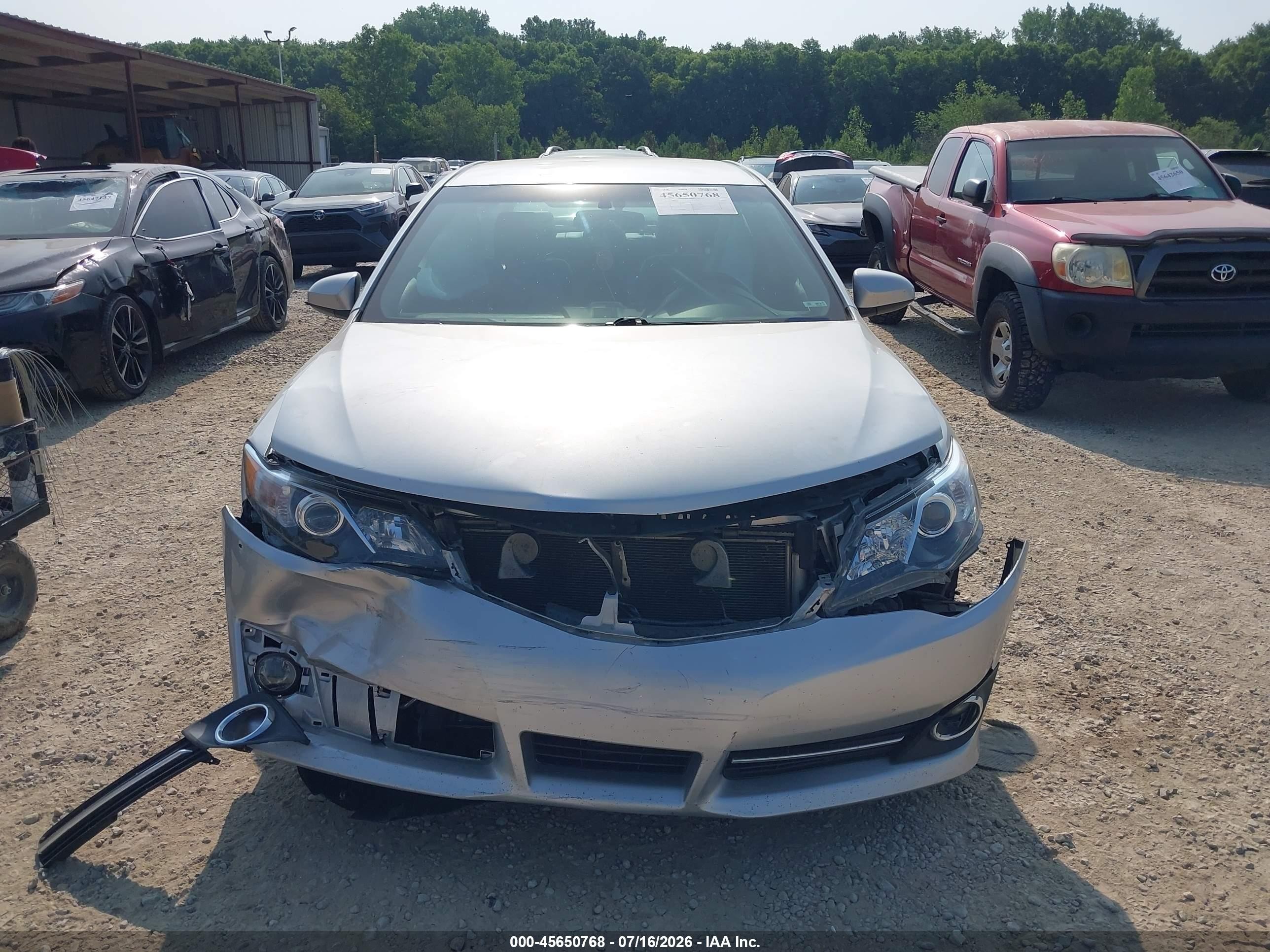 2014 Toyota Camry Se Silver vin: 4T1BF1FK5EU407653
