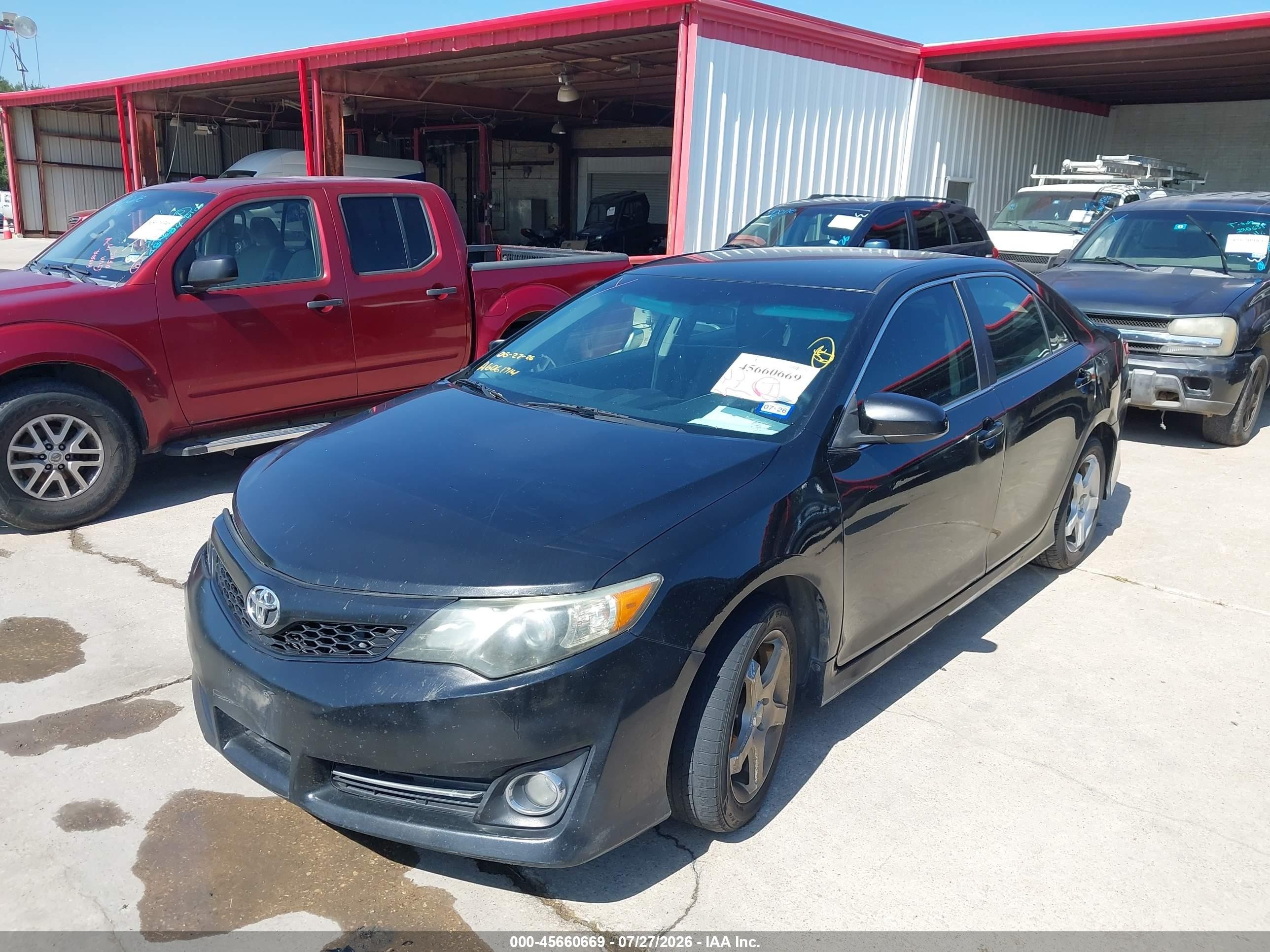 2014 Toyota Camry Se Black vin: 4T1BF1FK5EU411797