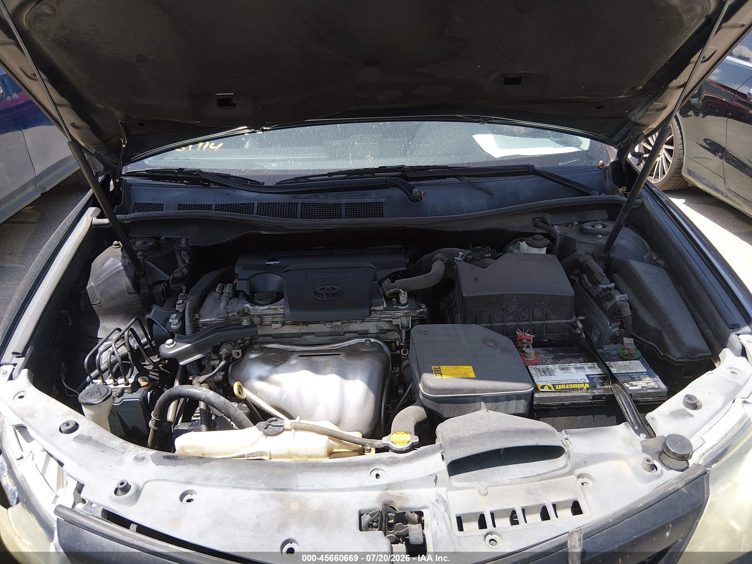 2014 Toyota Camry Se Black vin: 4T1BF1FK5EU411797