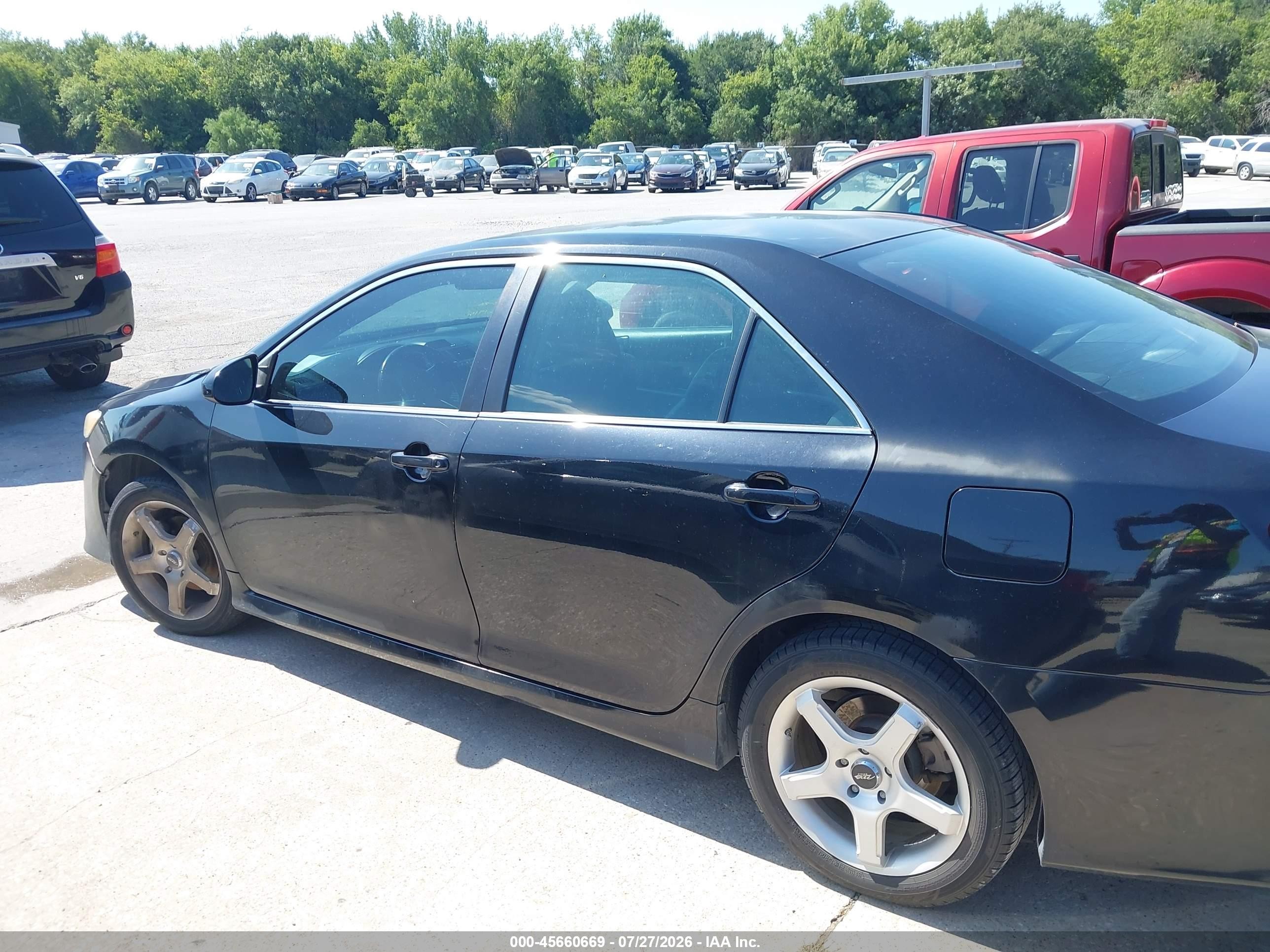 2014 Toyota Camry Se Black vin: 4T1BF1FK5EU411797