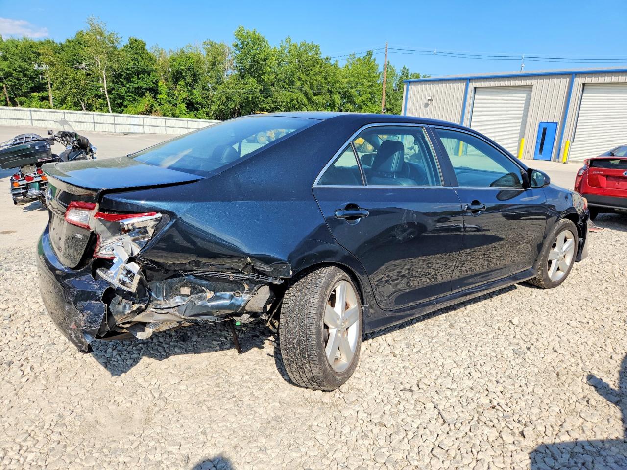 2014 Toyota Camry Se Blue vin: 4T1BF1FK5EU418958