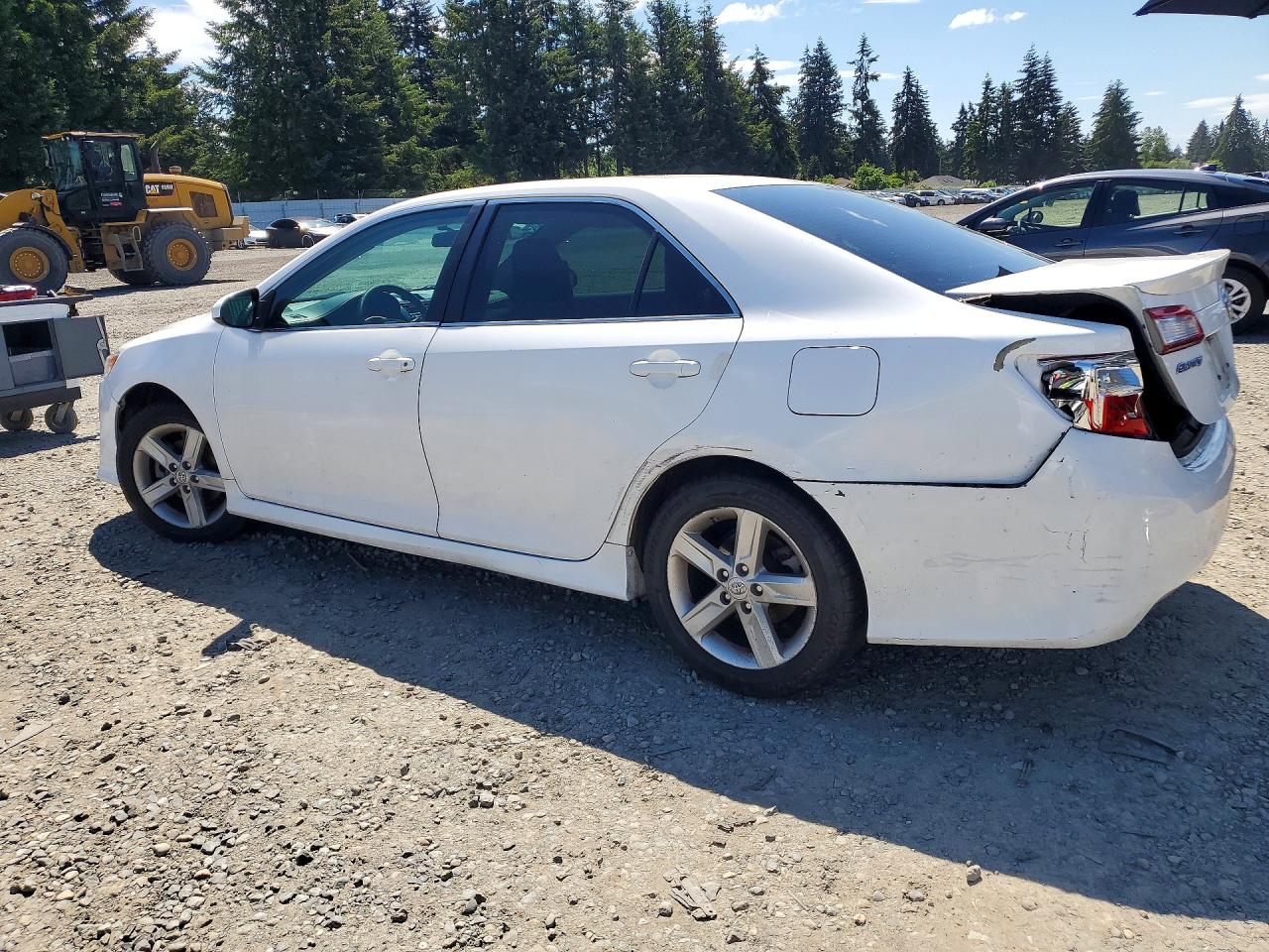 2014 Toyota Camry Se White vin: 4T1BF1FK5EU425733