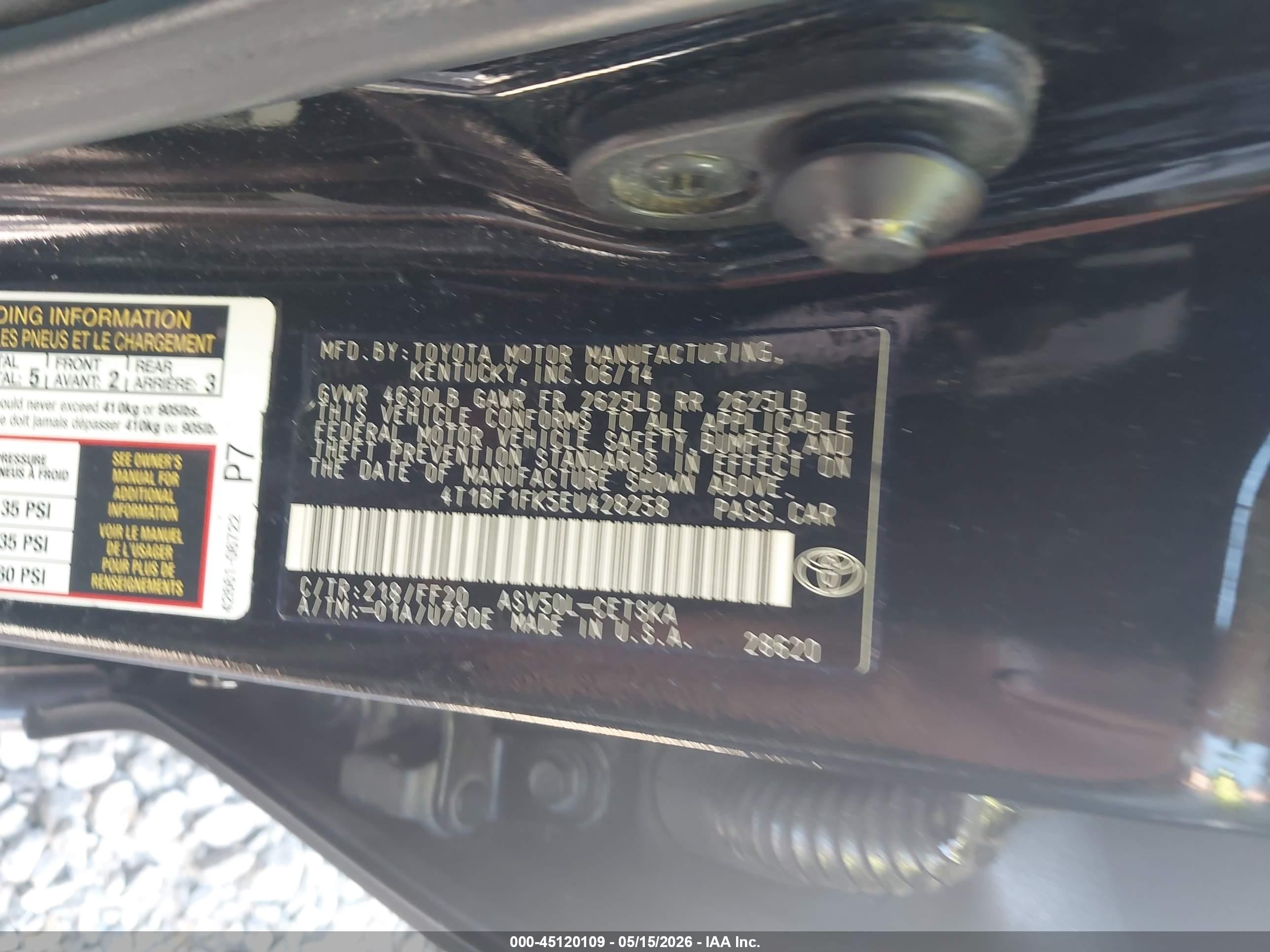 2014 Toyota Camry Se Черный vin: 4T1BF1FK5EU428258