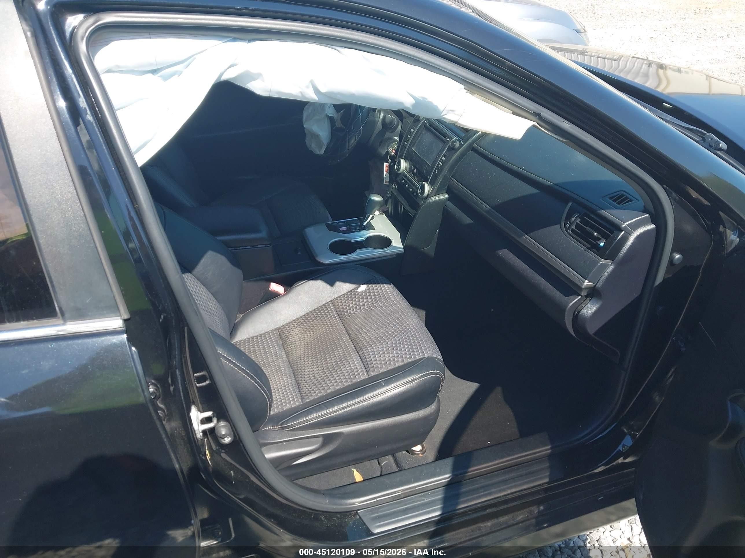 2014 Toyota Camry Se Черный vin: 4T1BF1FK5EU428258