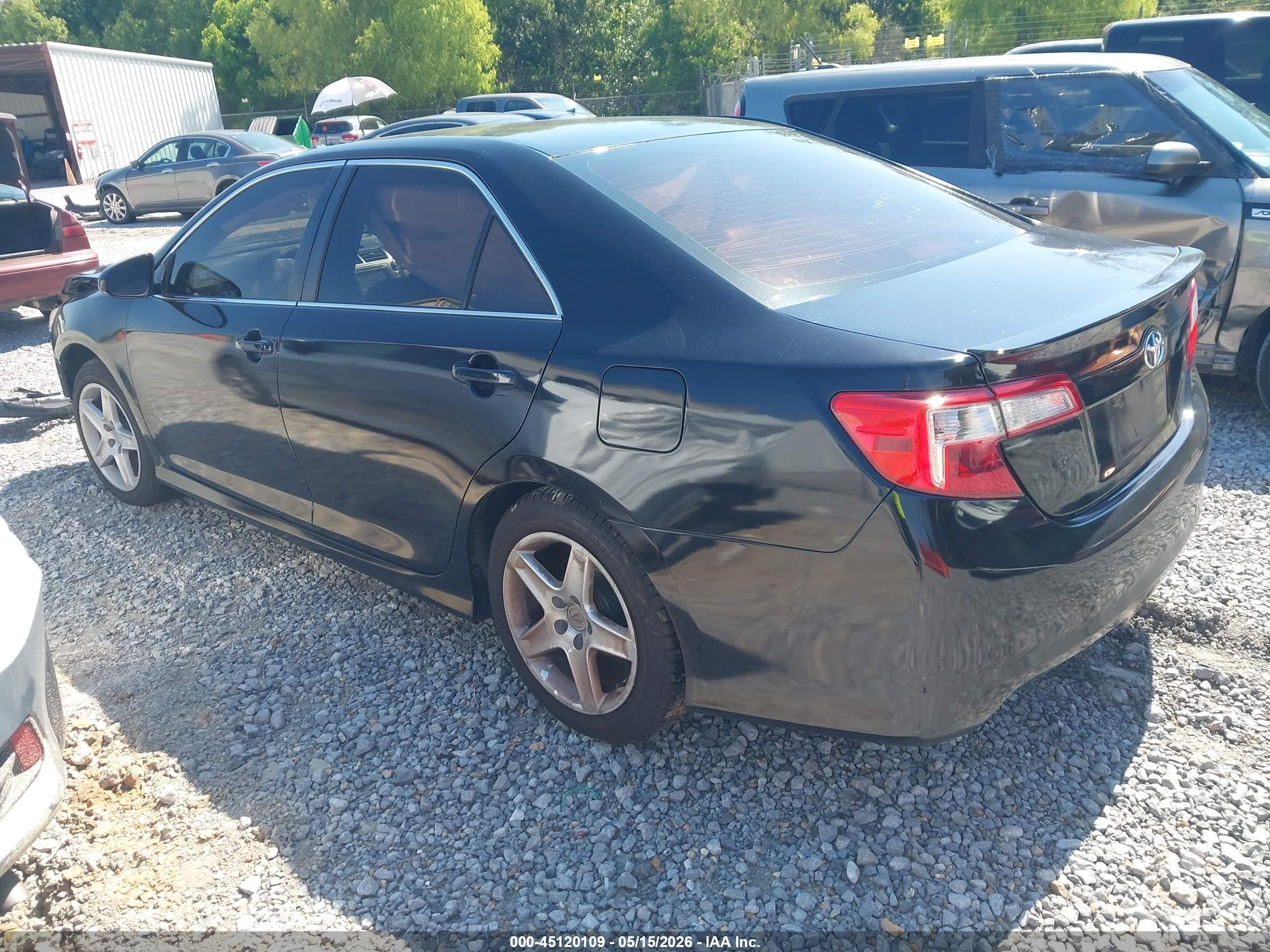 2014 Toyota Camry Se Черный vin: 4T1BF1FK5EU428258