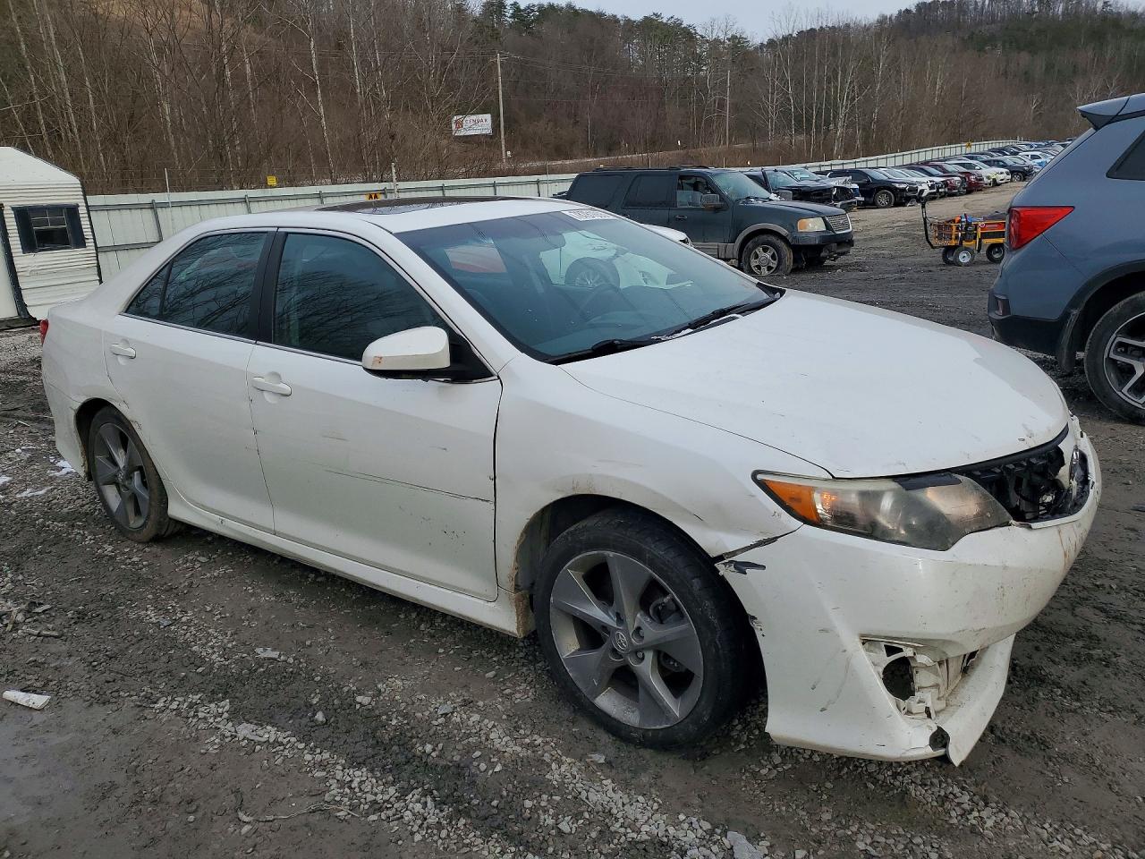 2014 Toyota Camry Se Sport Белый vin: 4T1BF1FK5EU434951
