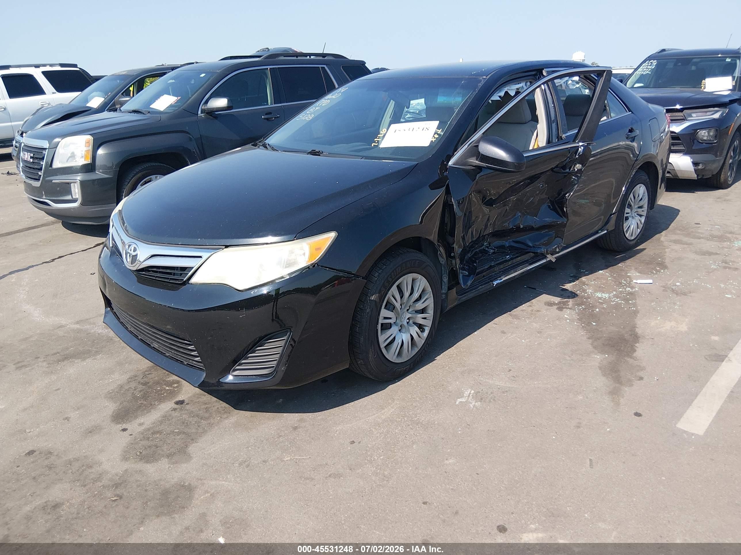 2014 Toyota Camry Le Black vin: 4T1BF1FK5EU435128