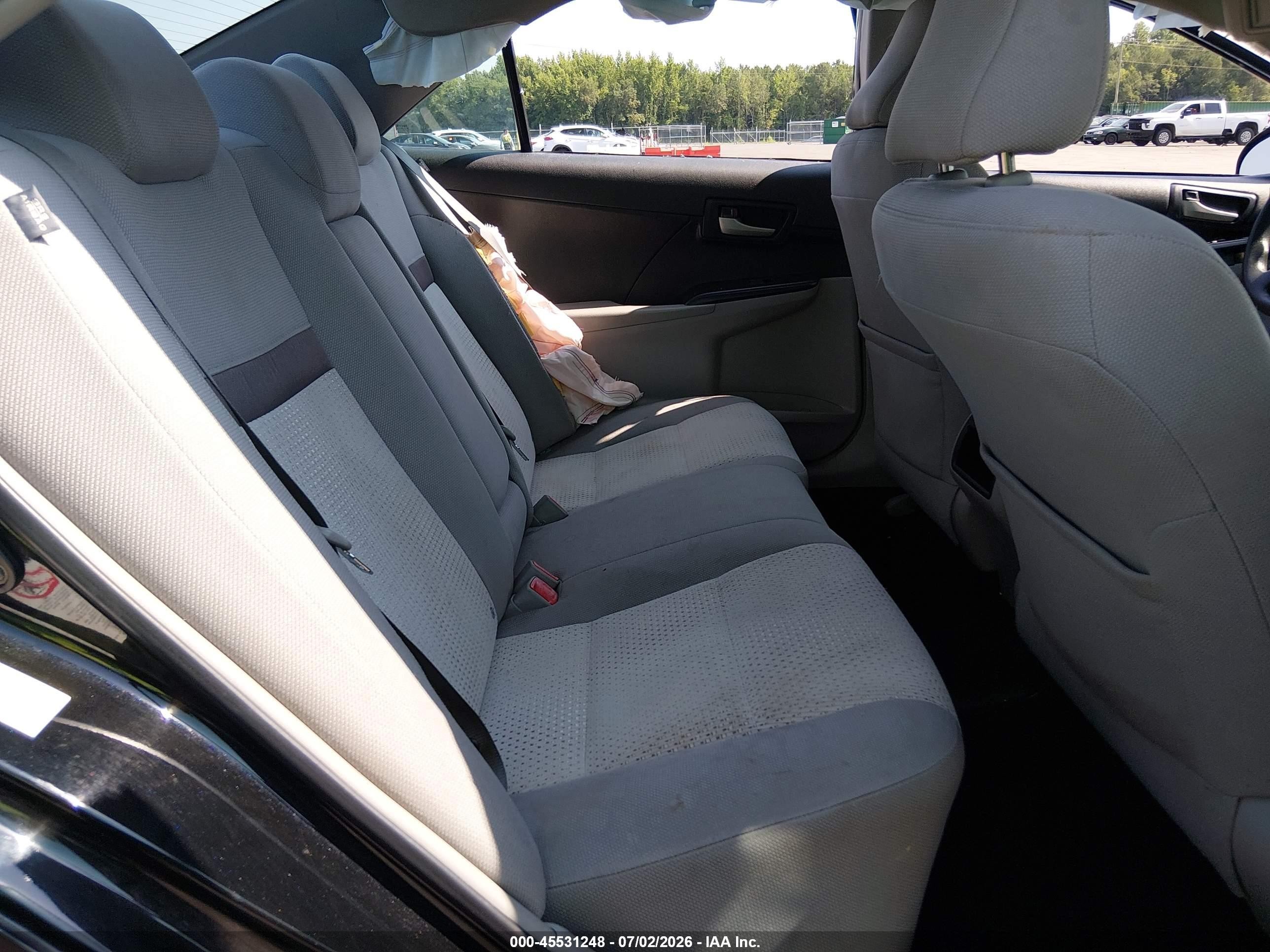 2014 Toyota Camry Le Black vin: 4T1BF1FK5EU435128
