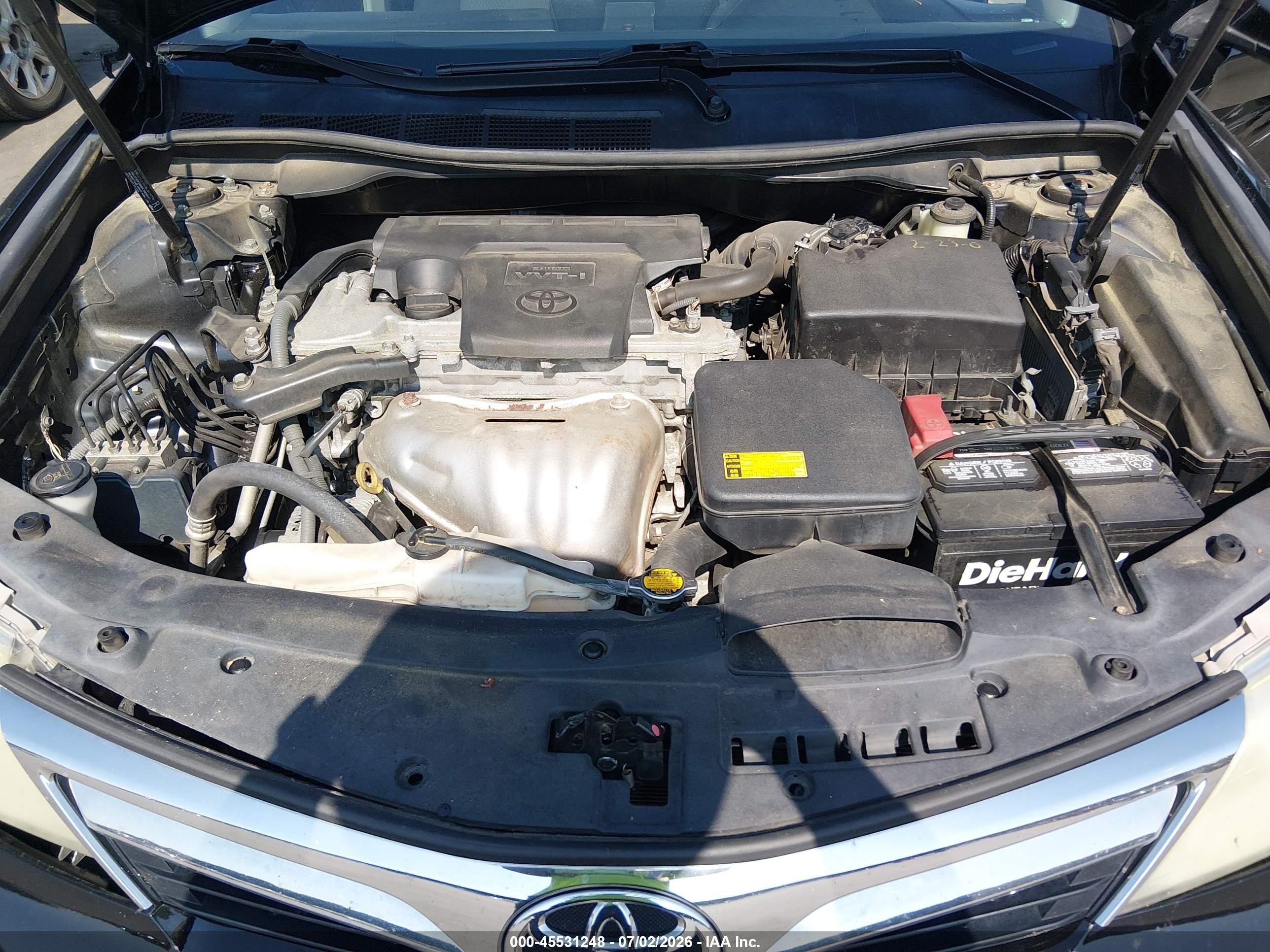 2014 Toyota Camry Le Black vin: 4T1BF1FK5EU435128