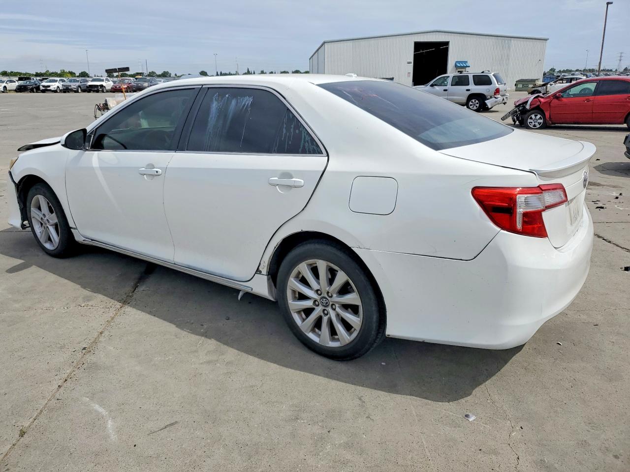2014 Toyota Camry Se White vin: 4T1BF1FK5EU442578